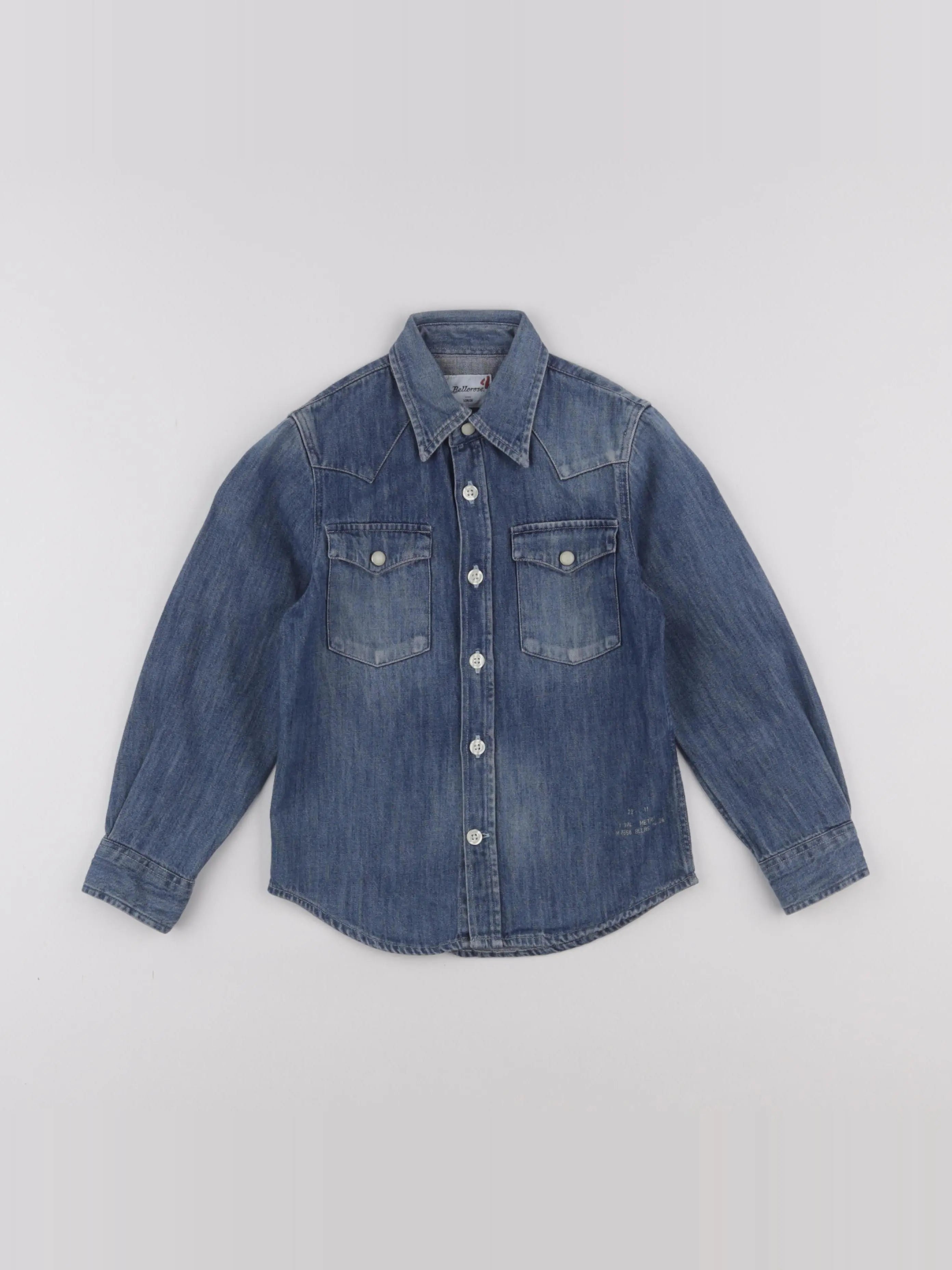 Bellerose - chemise bleu - 4 ans