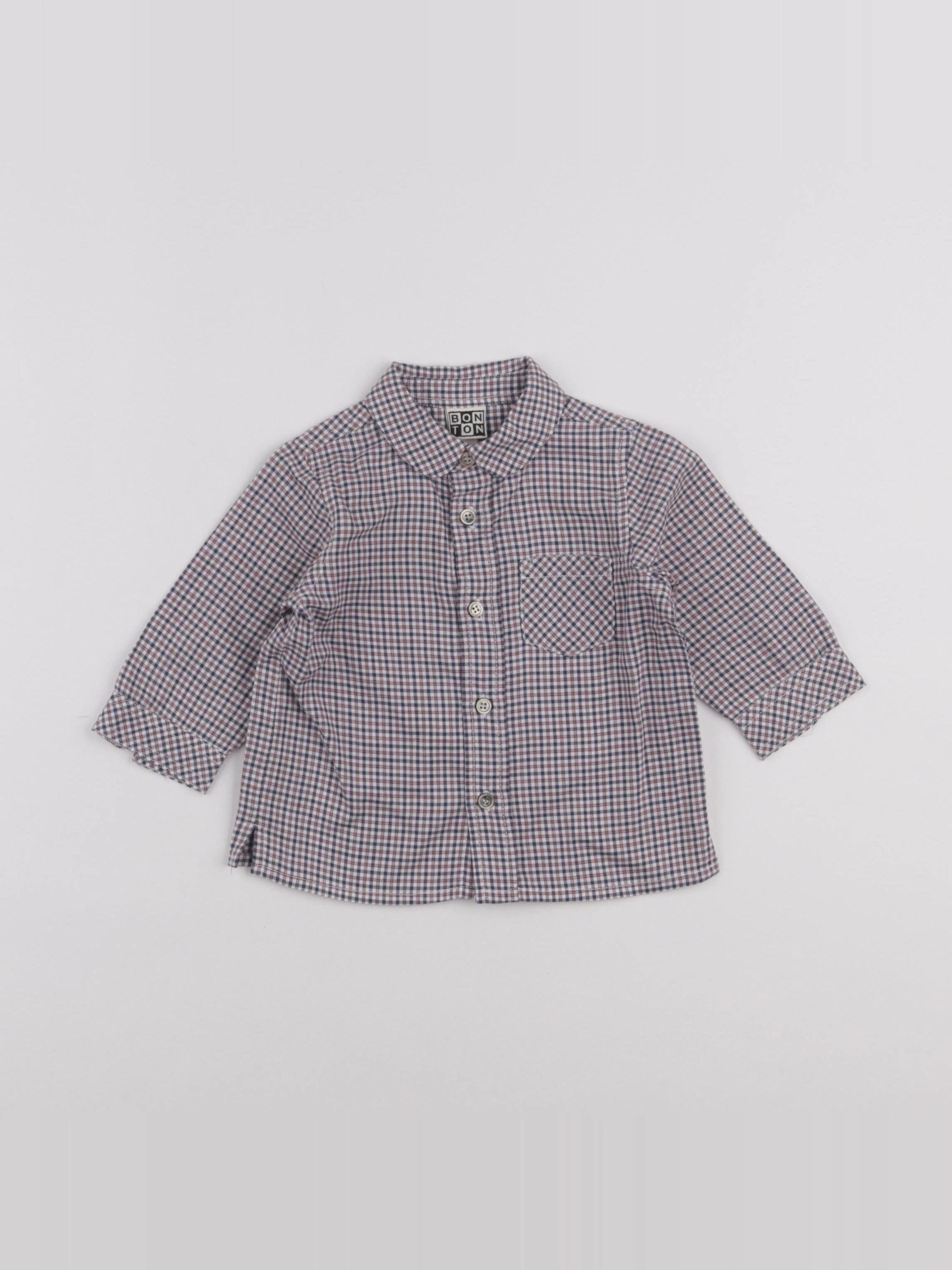 Bonton - chemise multicolore - 6 mois