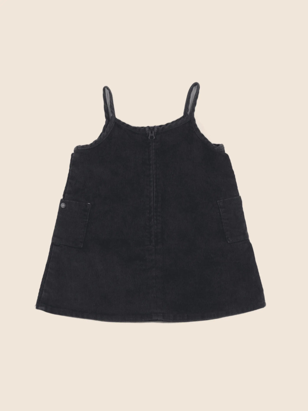 Petit Bateau - robe gris - 12 mois