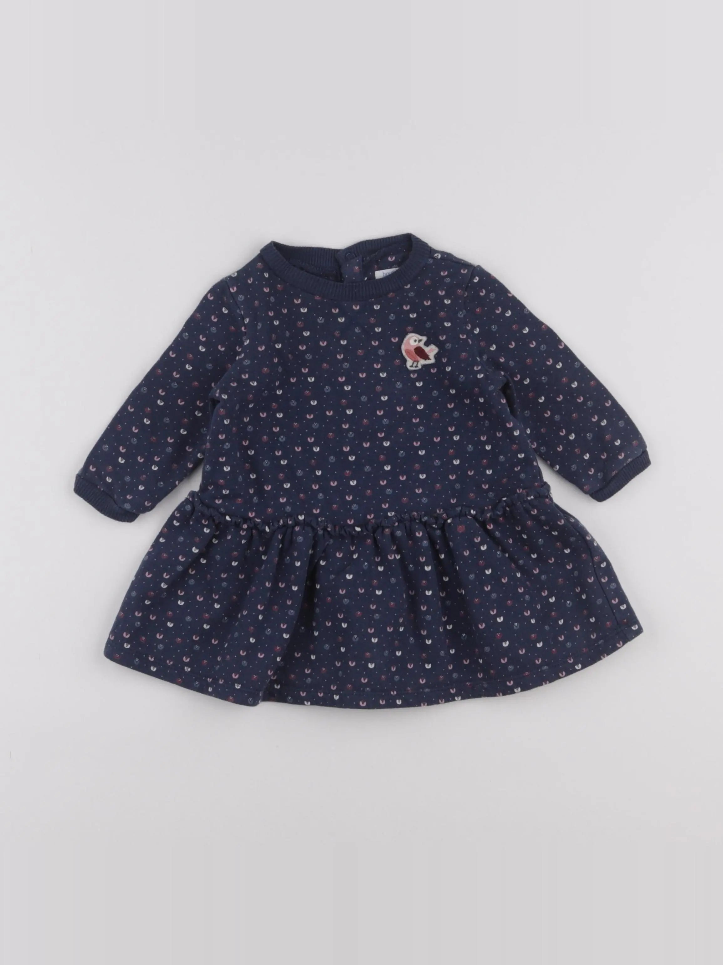 Boutchou - robe bleu - 6 mois