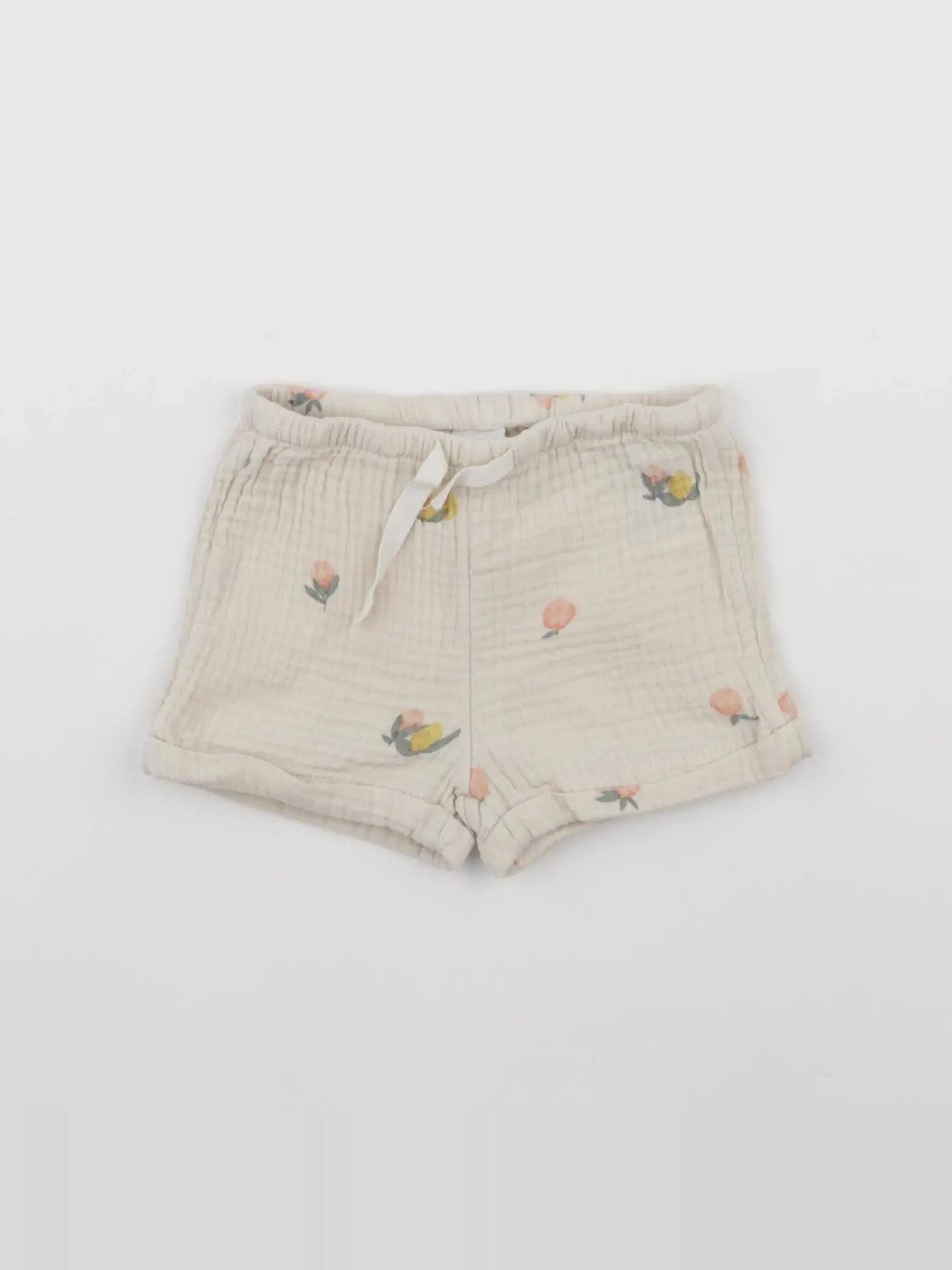 H&M - short beige - 3 mois