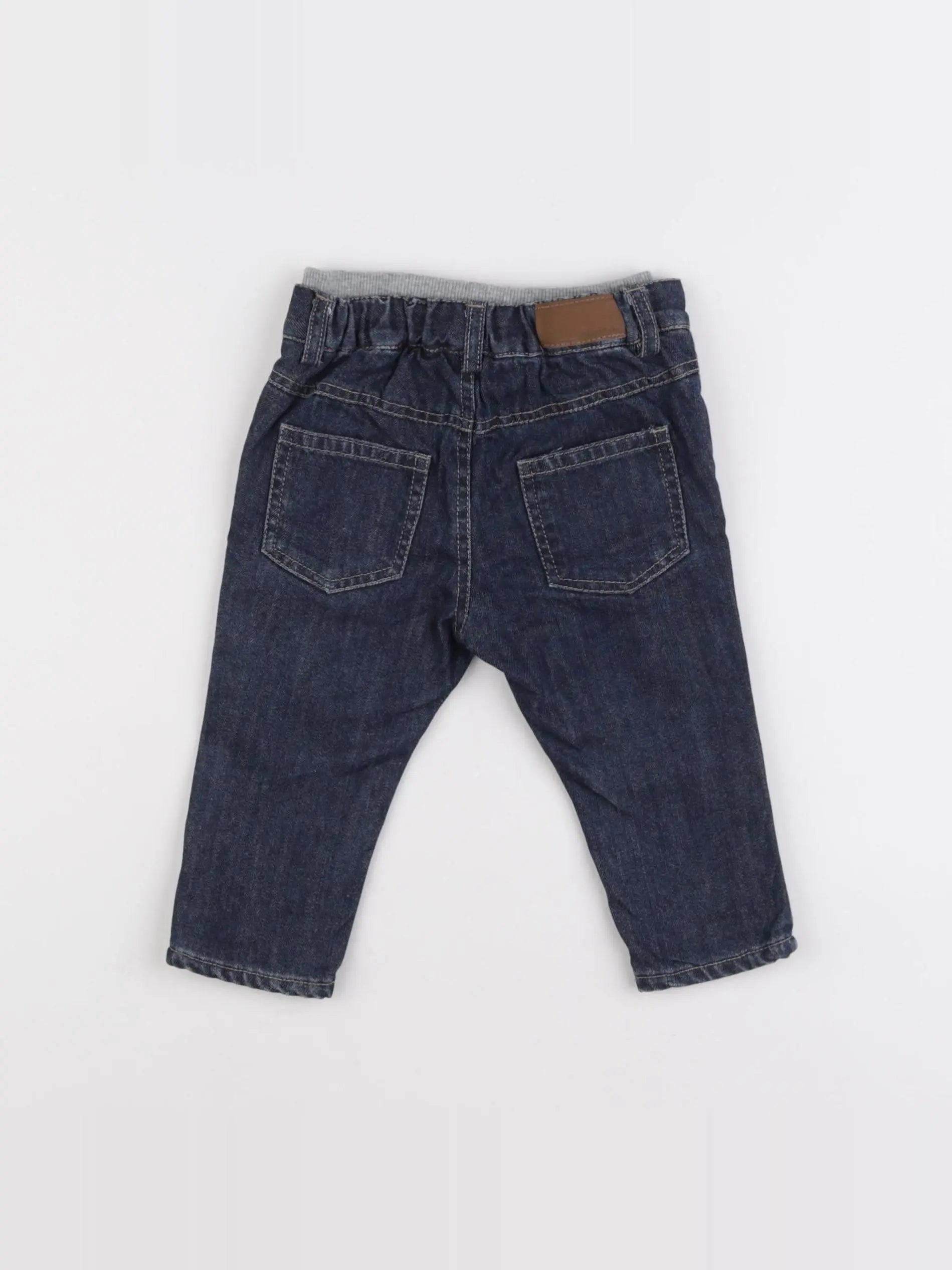 Boutchou - jean doublé bleu - 6 mois