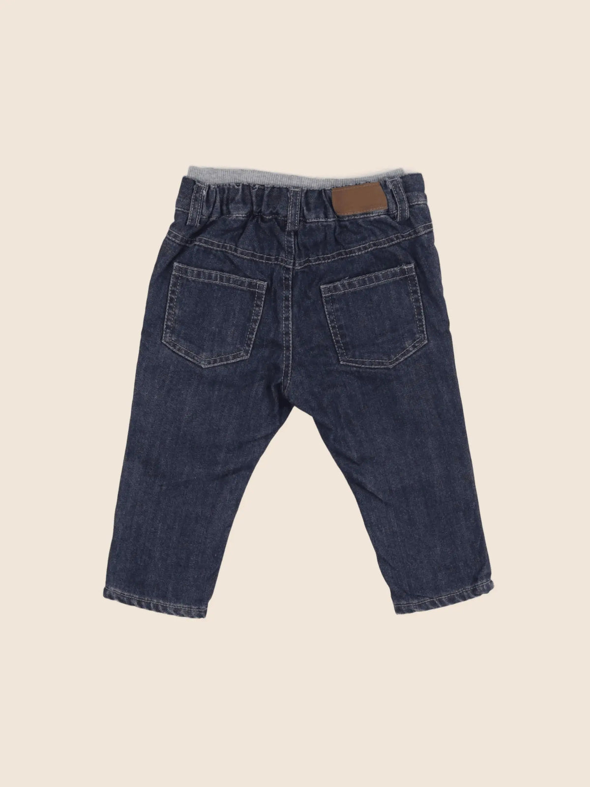 Boutchou - jean doublé bleu - 6 mois