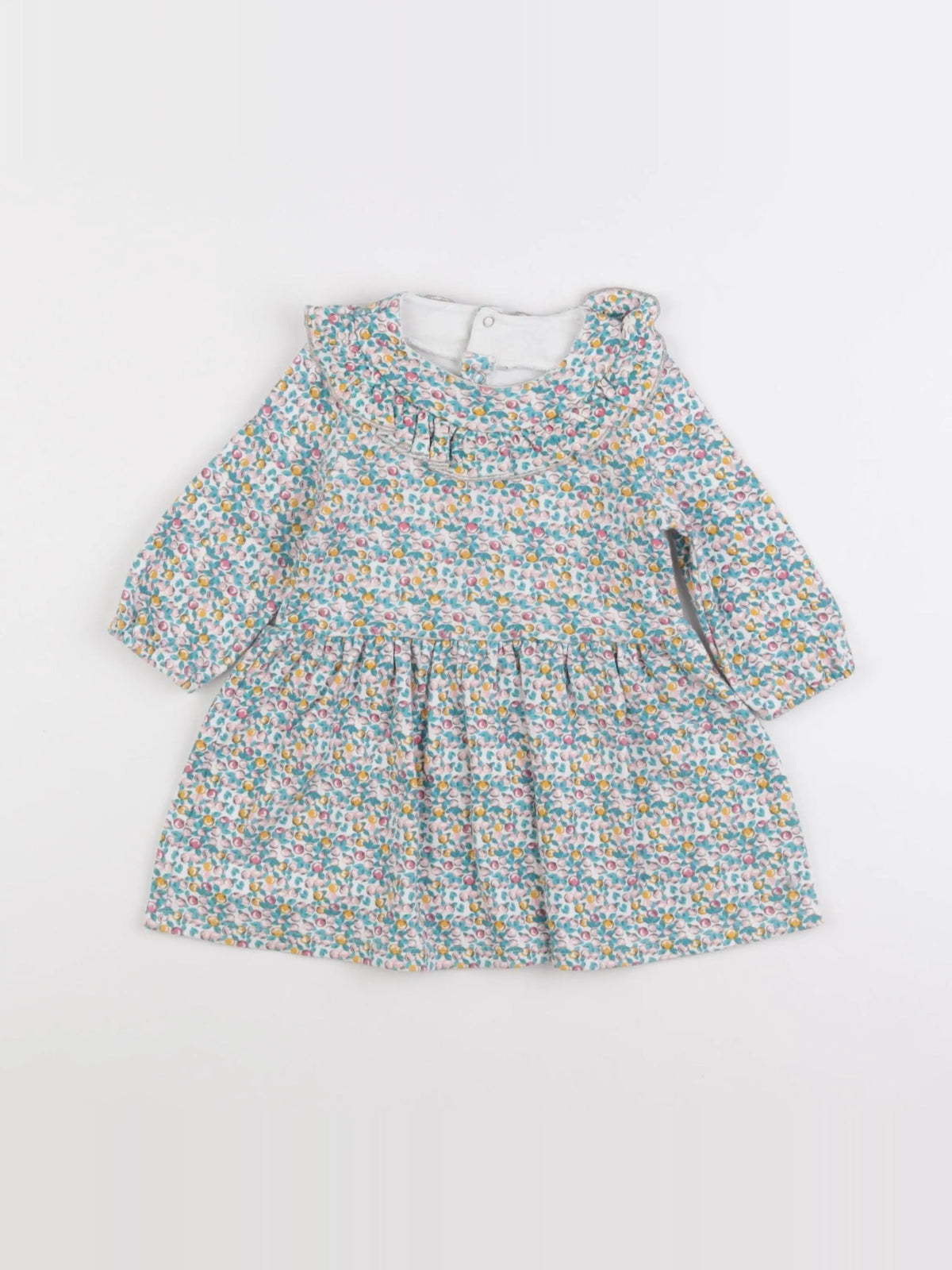 Petit Bateau - robe multicolore - 12 mois
