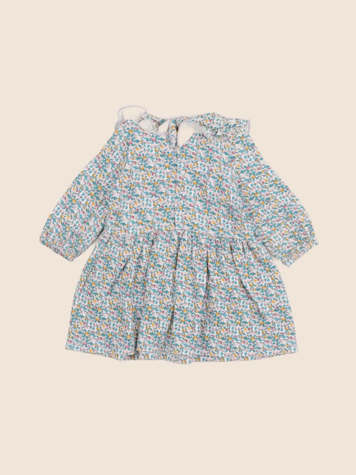 Petit Bateau - robe multicolore - 12 mois