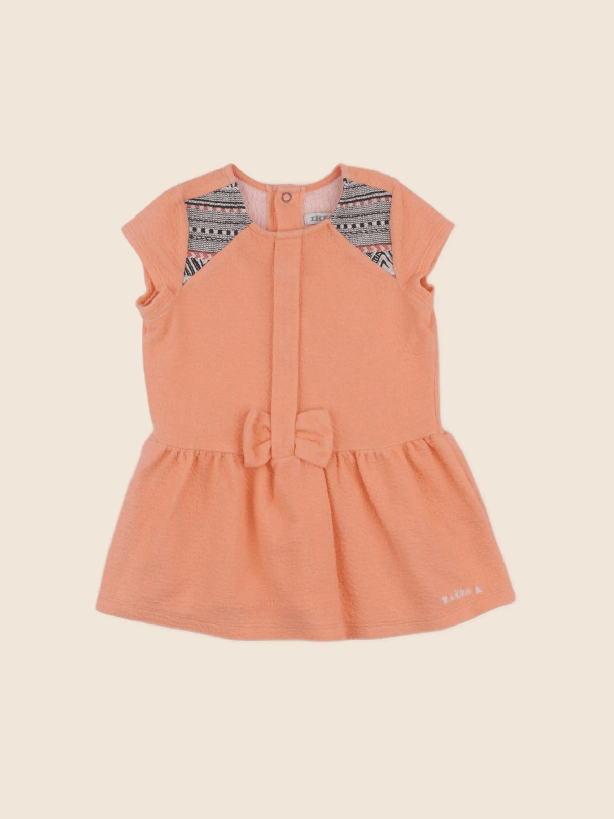 IKKS - robe orange - 12 mois