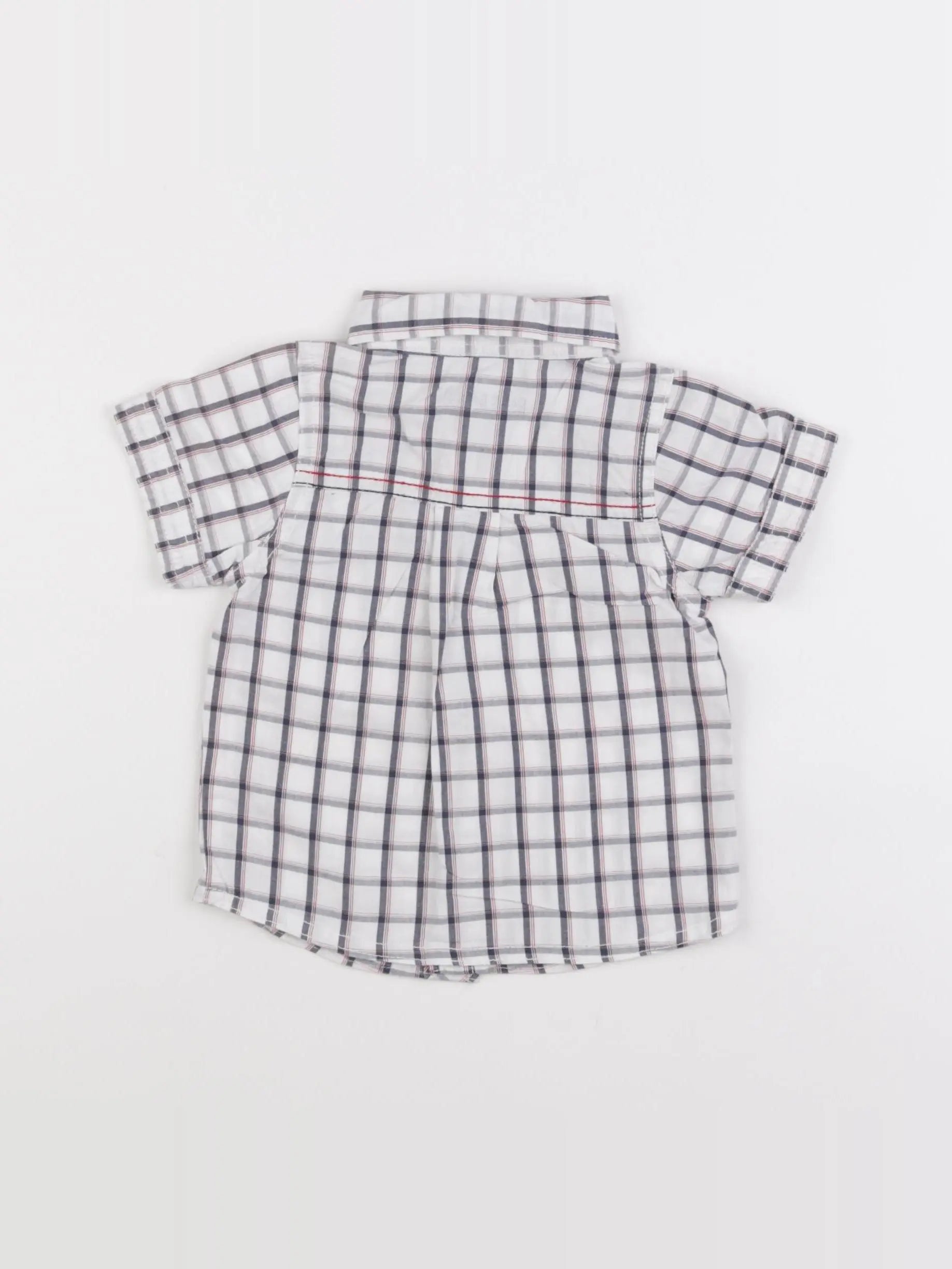 Tape à l'oeil - chemise bleu, blanc - 12 mois