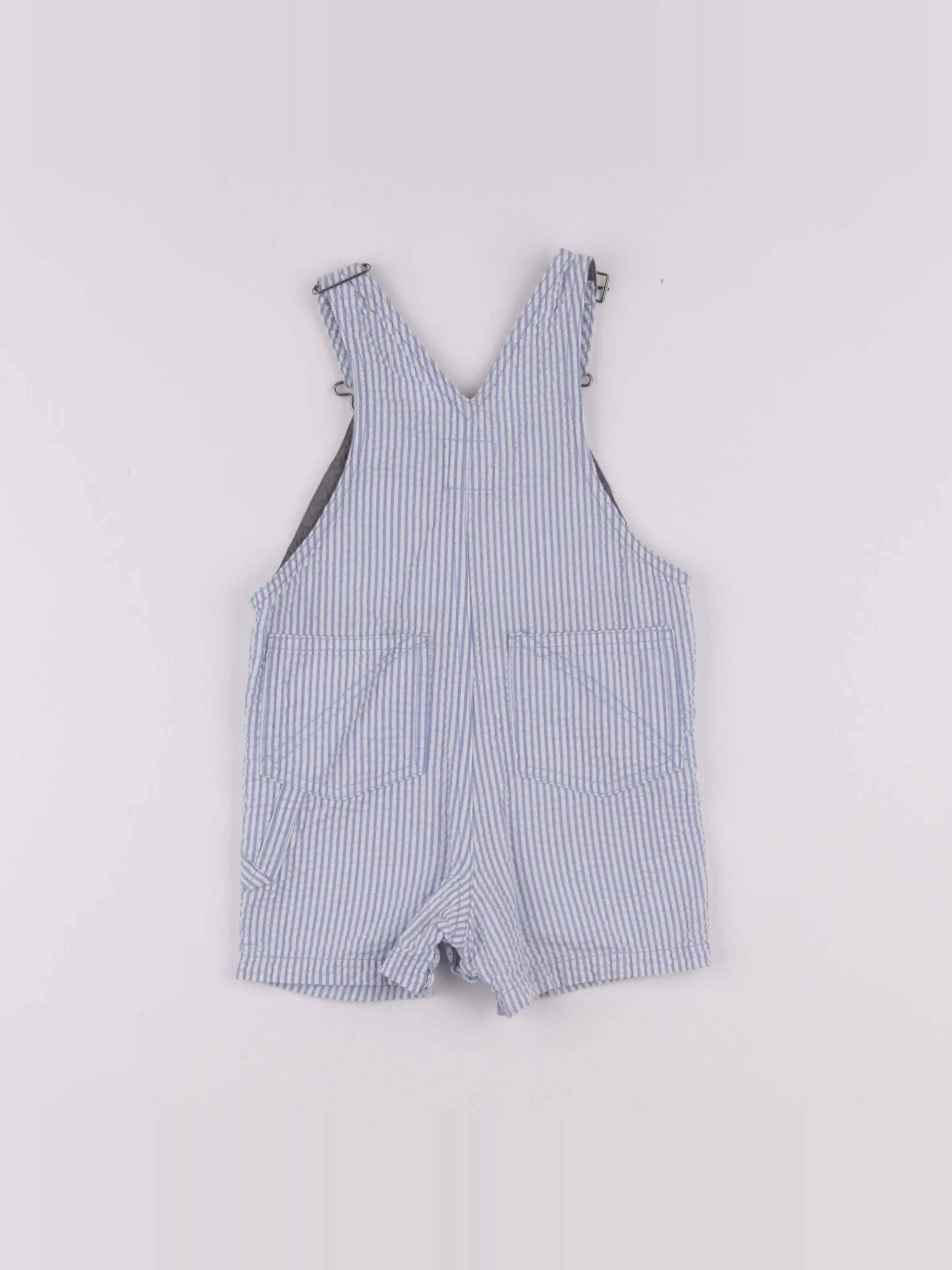 Natalys - salopette bleu - 12 mois