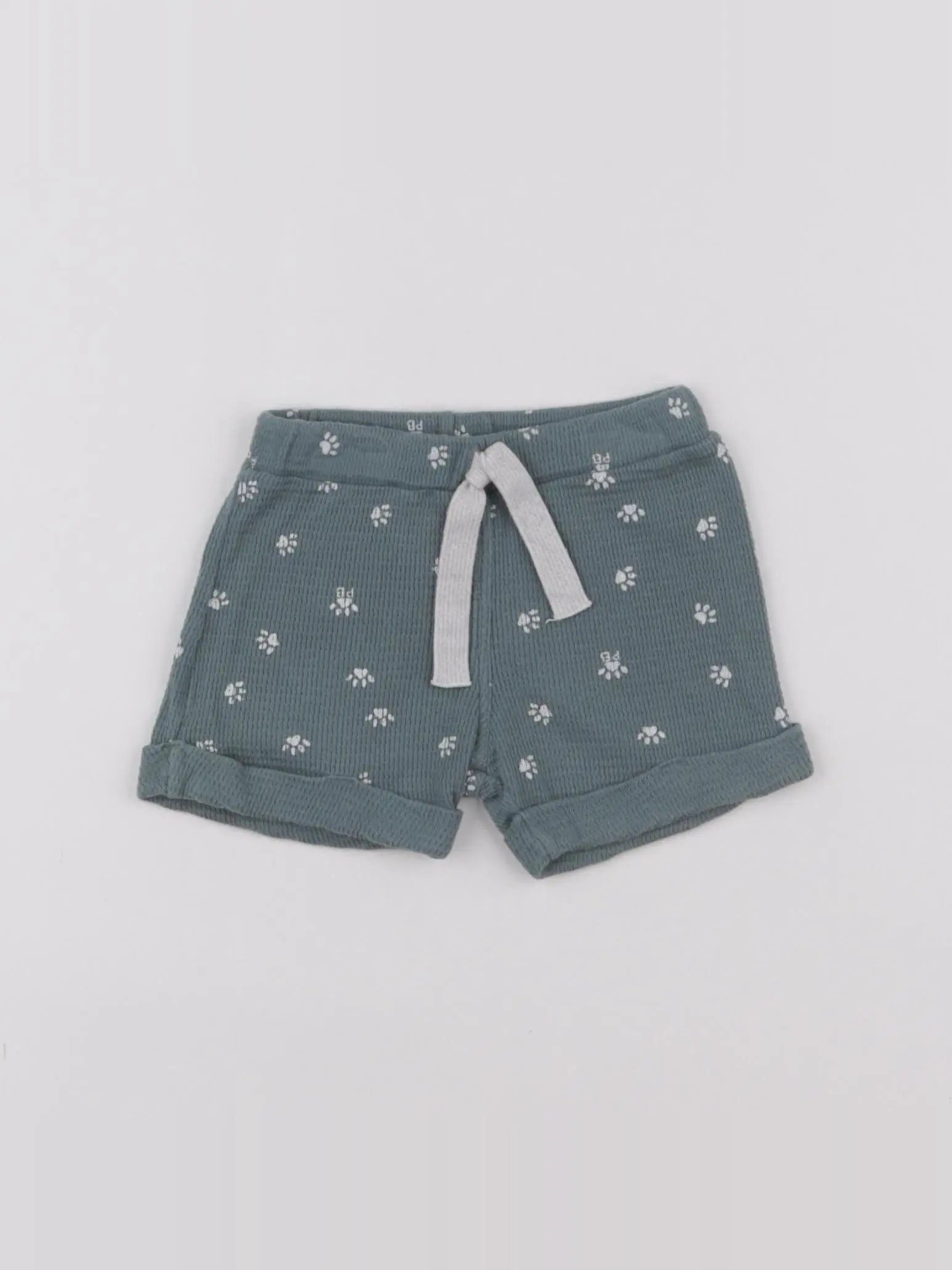 Petit Bateau - short vert - 6 mois