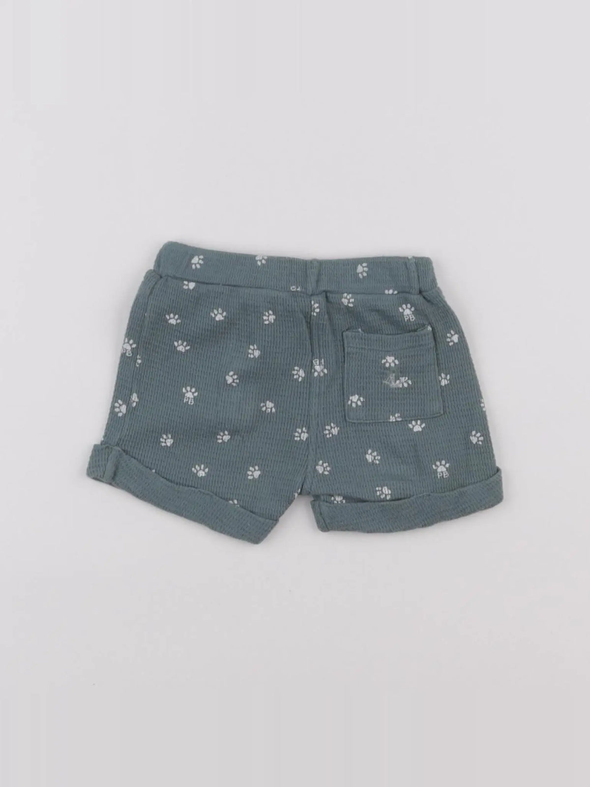Petit Bateau - short vert - 6 mois