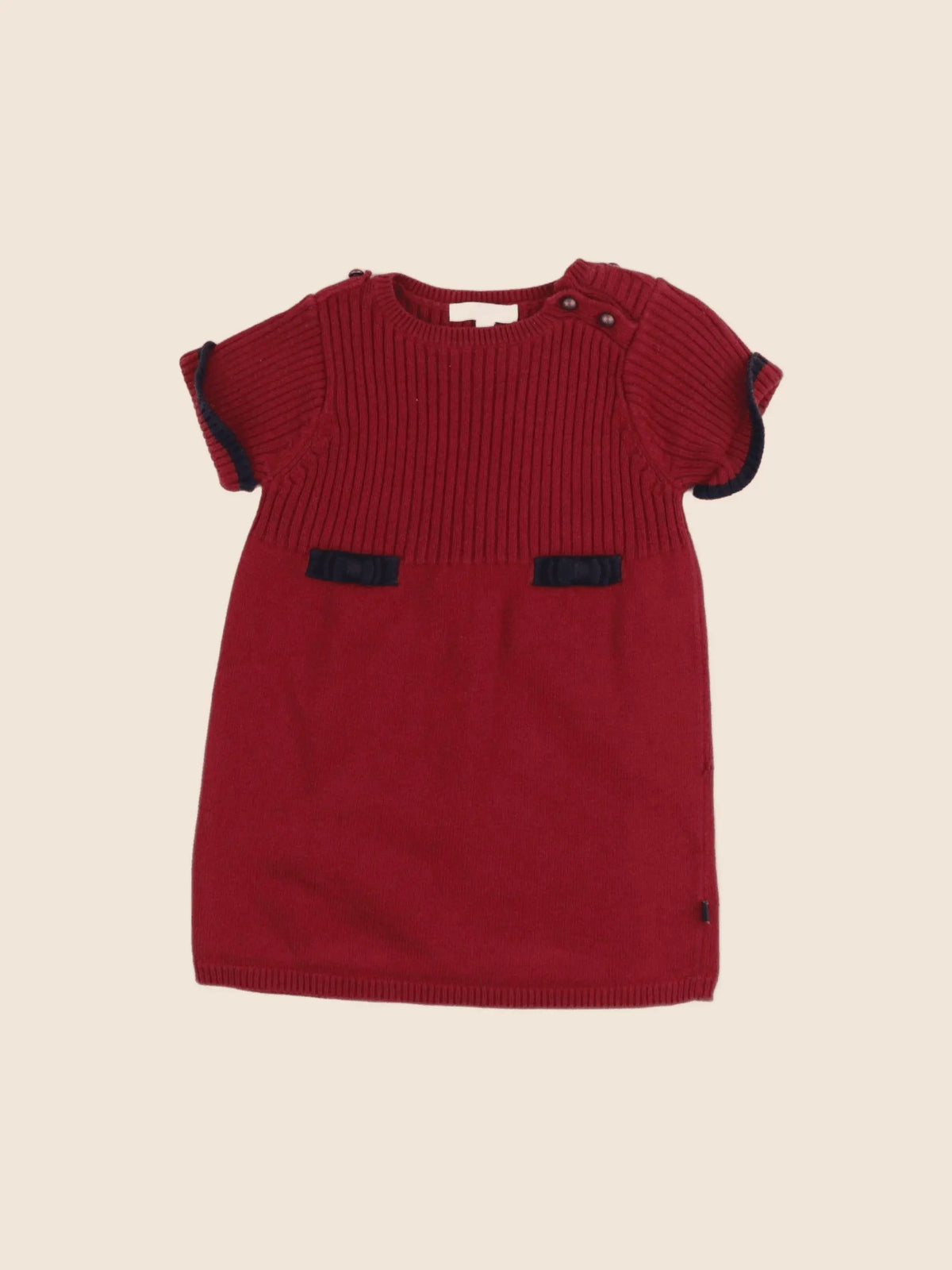Jacadi - robe rouge - 18 mois