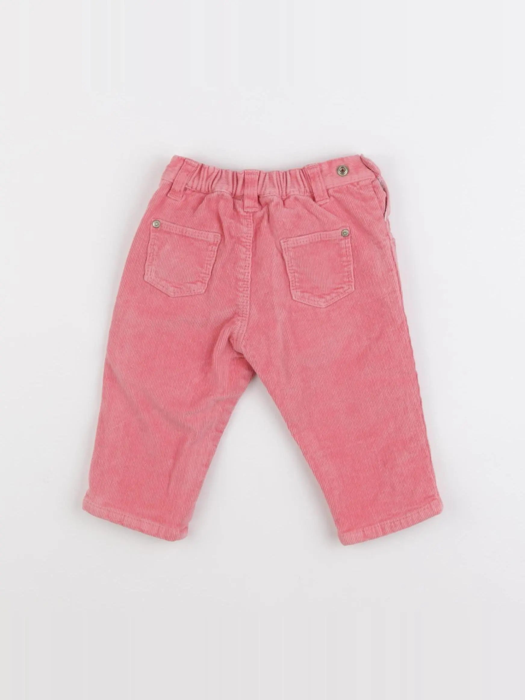 Petit Bateau - pantalon doublé rose - 6 mois