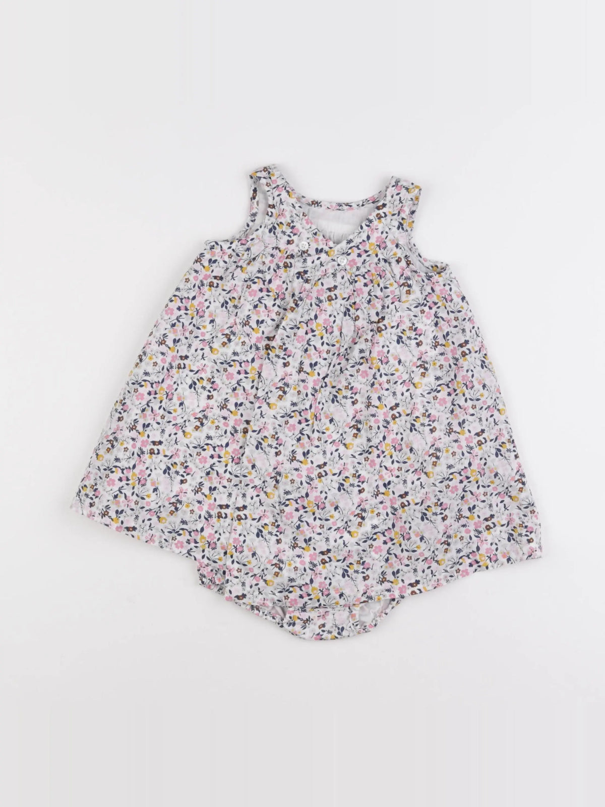 Boutchou - robe multicolore - 6 mois