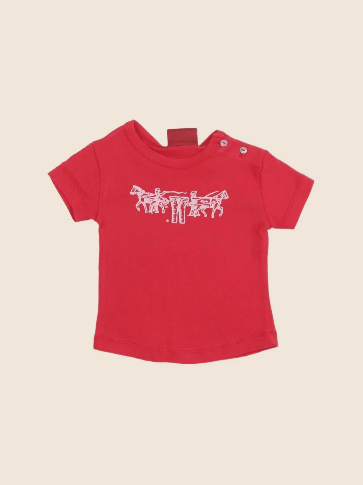 Levi's - tee-shirt rouge - 6 mois