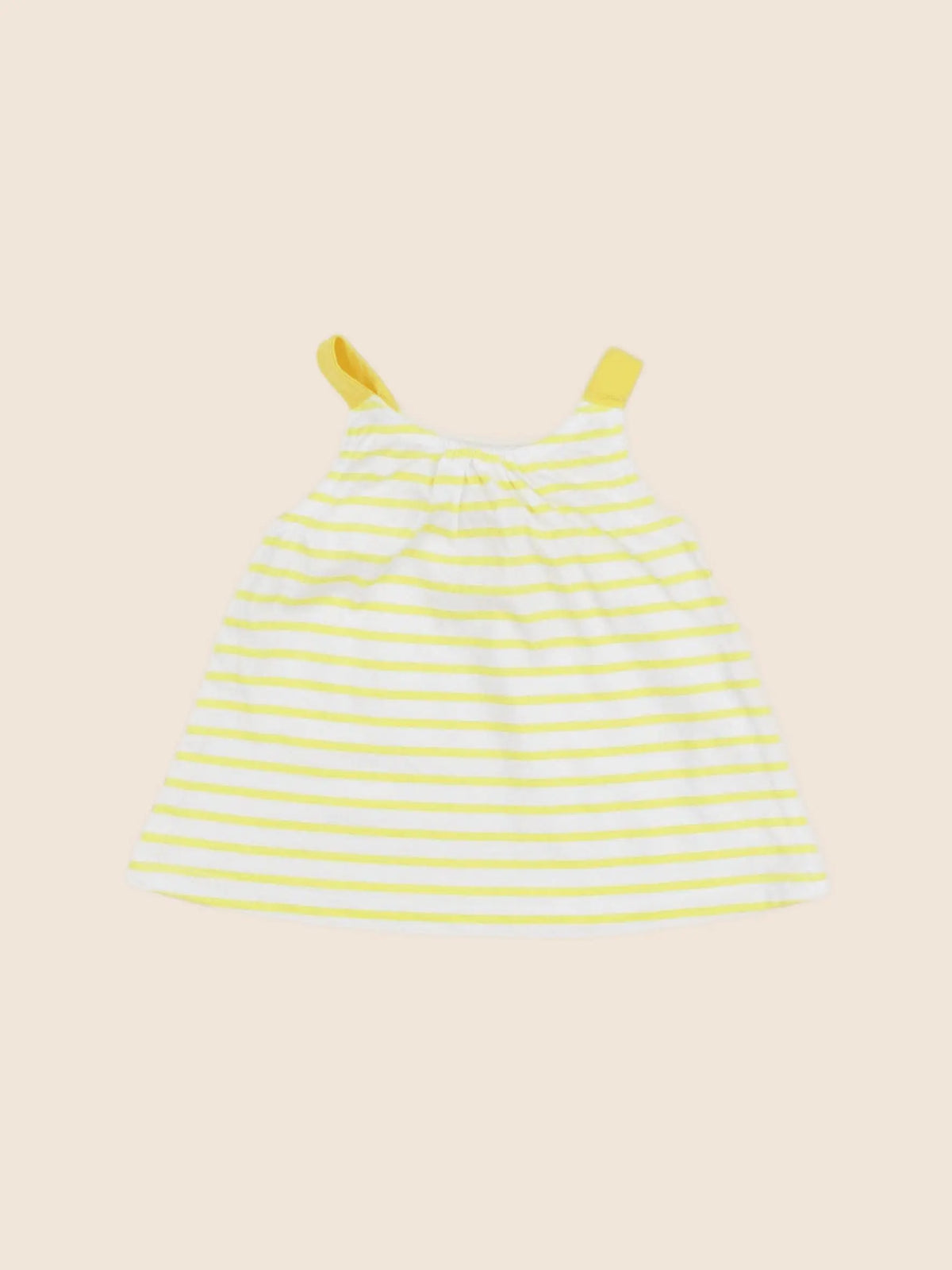 Zara - débardeur jaune - 6/9 mois