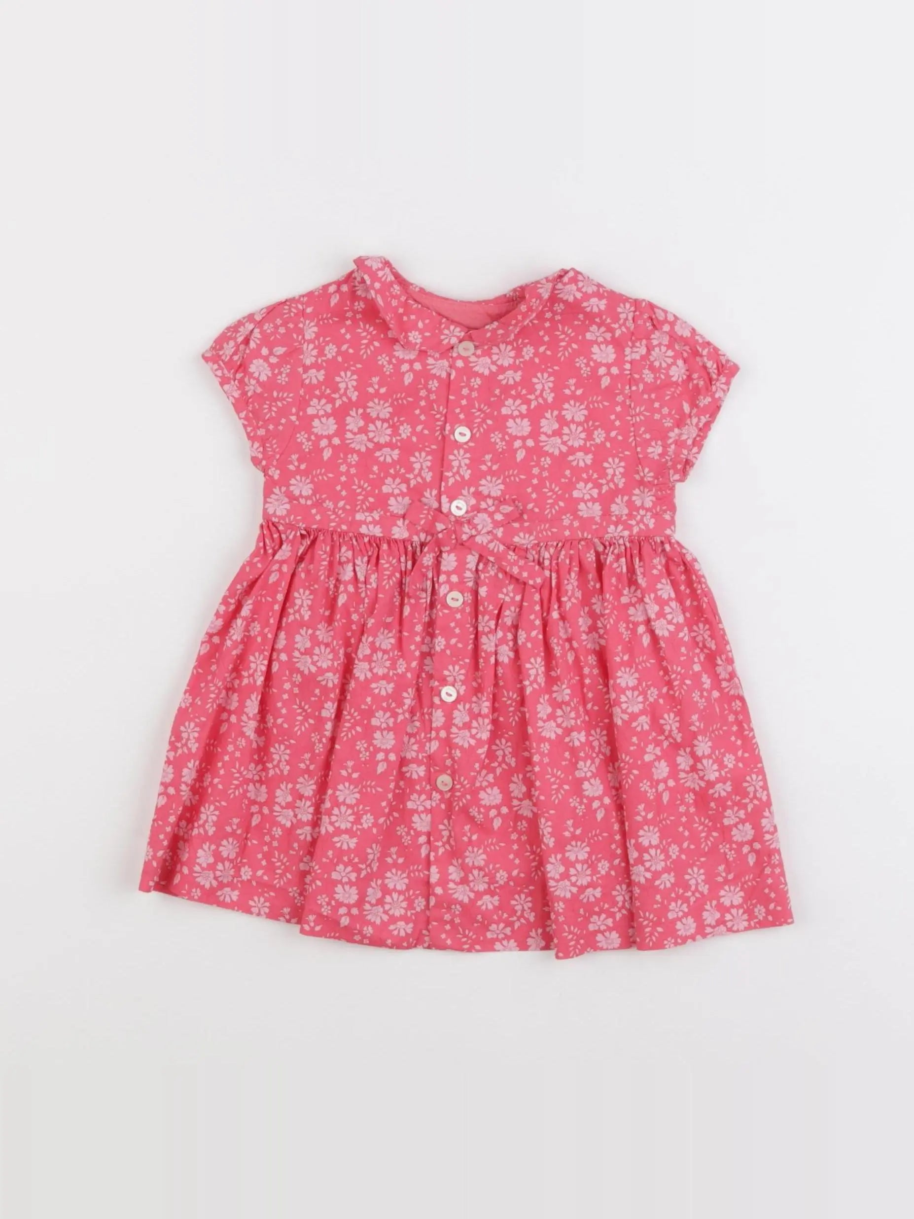 Jacadi - robe rose - 6 mois