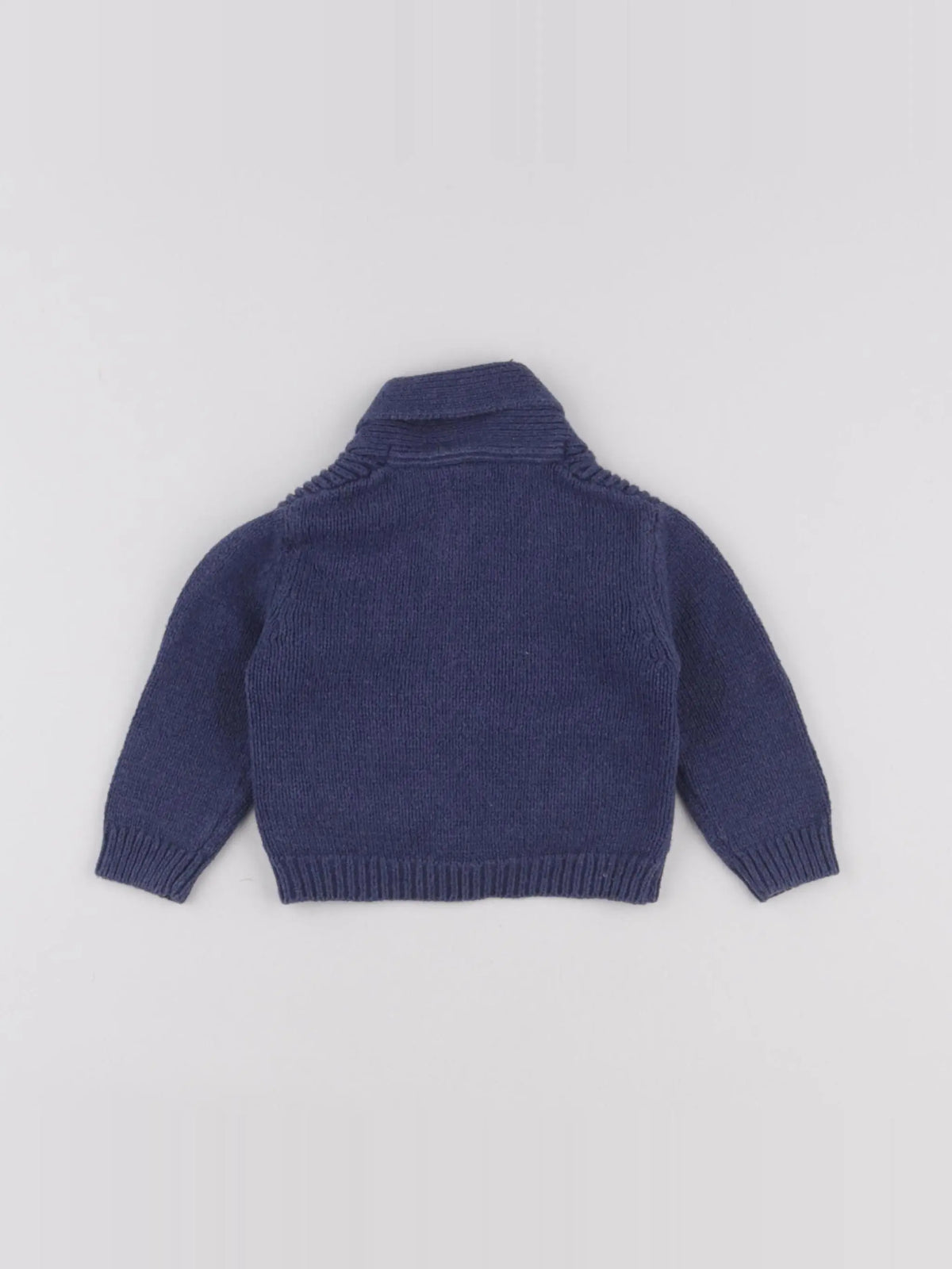 Boutchou - gilet bleu - 6 mois