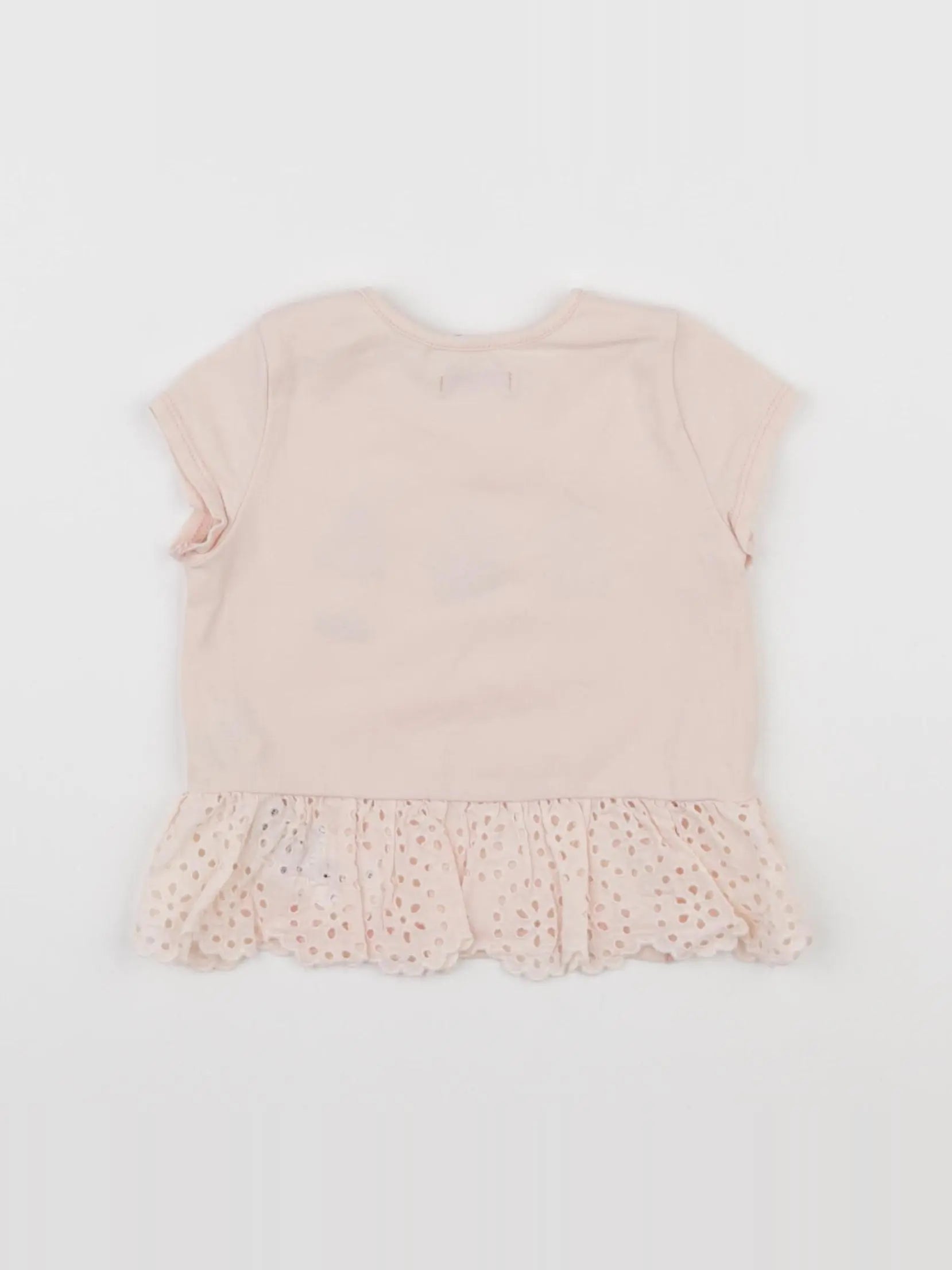 IKKS - tee-shirt rose - 12 mois