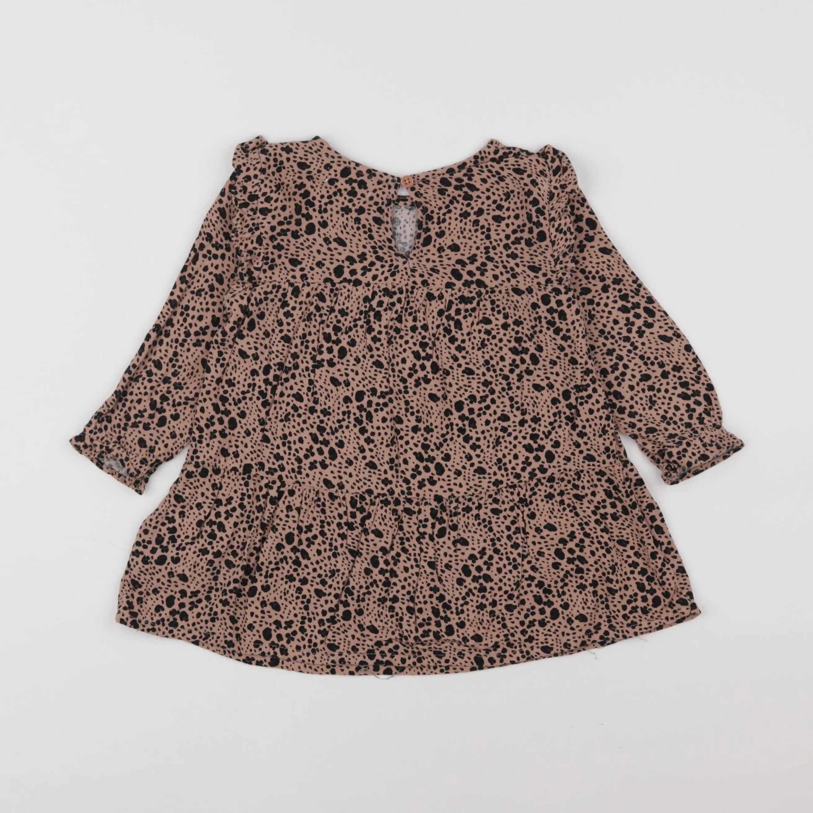Vertbaudet - robe marron - 2 ans