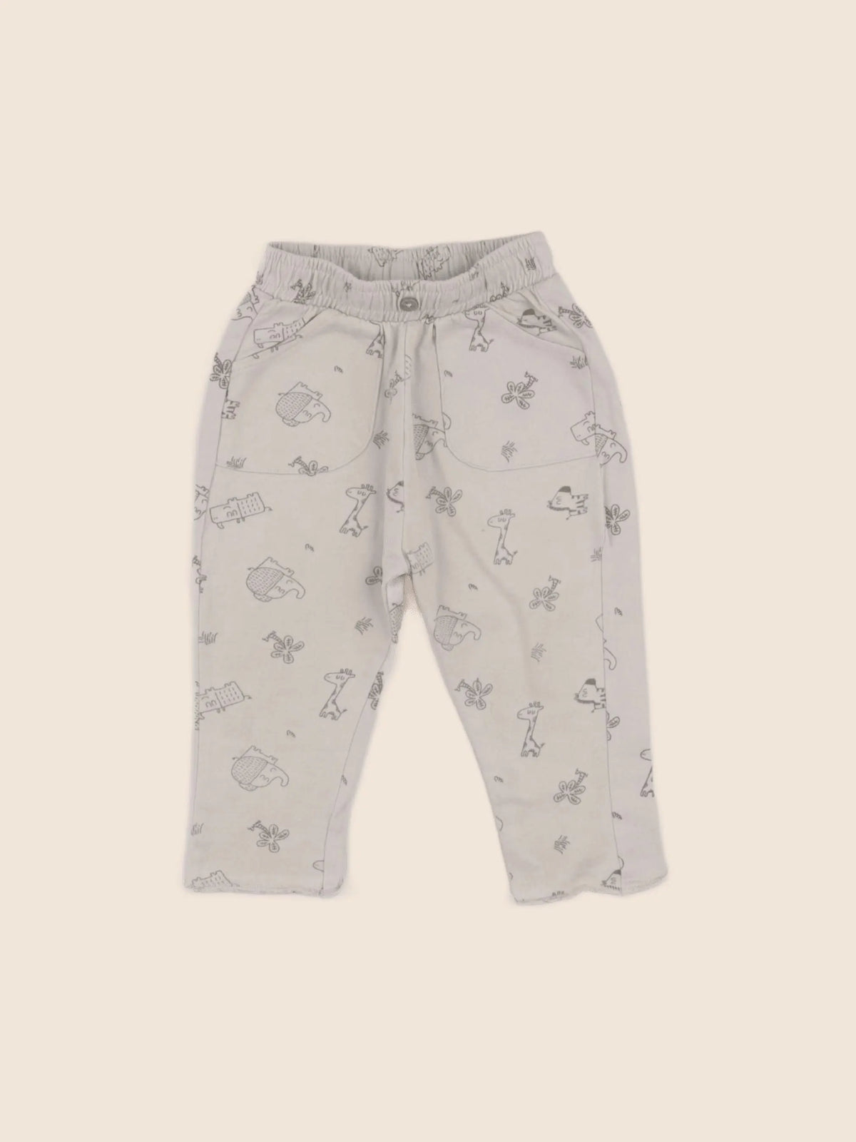 Vertbaudet - jogging beige - 6 mois