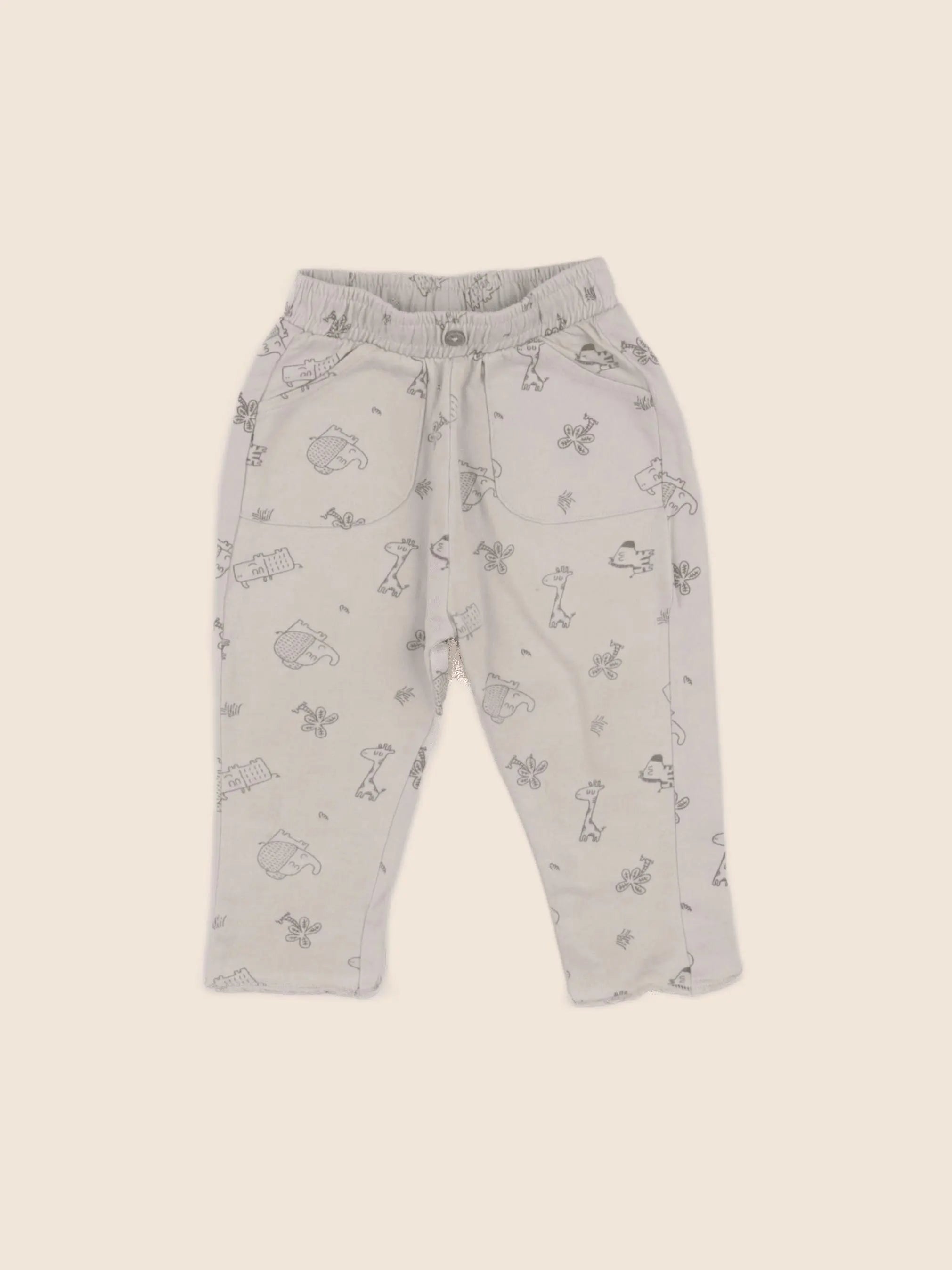 Vertbaudet - jogging beige - 6 mois