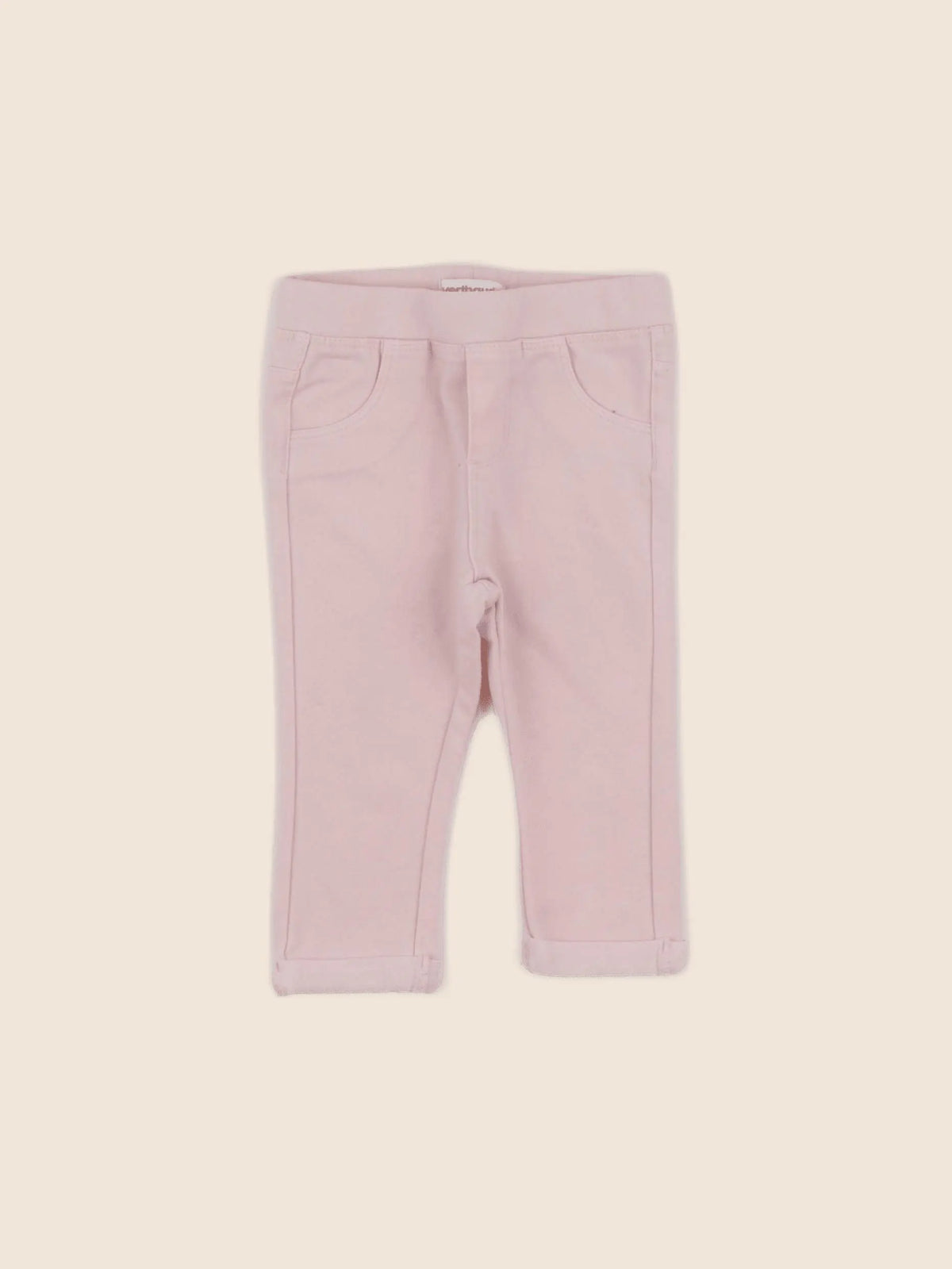 Vertbaudet - jegging rose - 9 mois