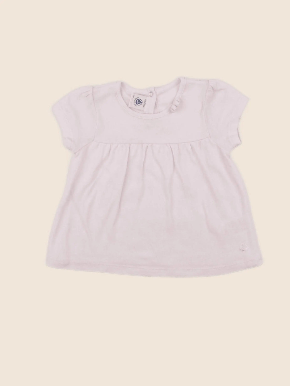Petit Bateau - tee-shirt rose - 12 mois
