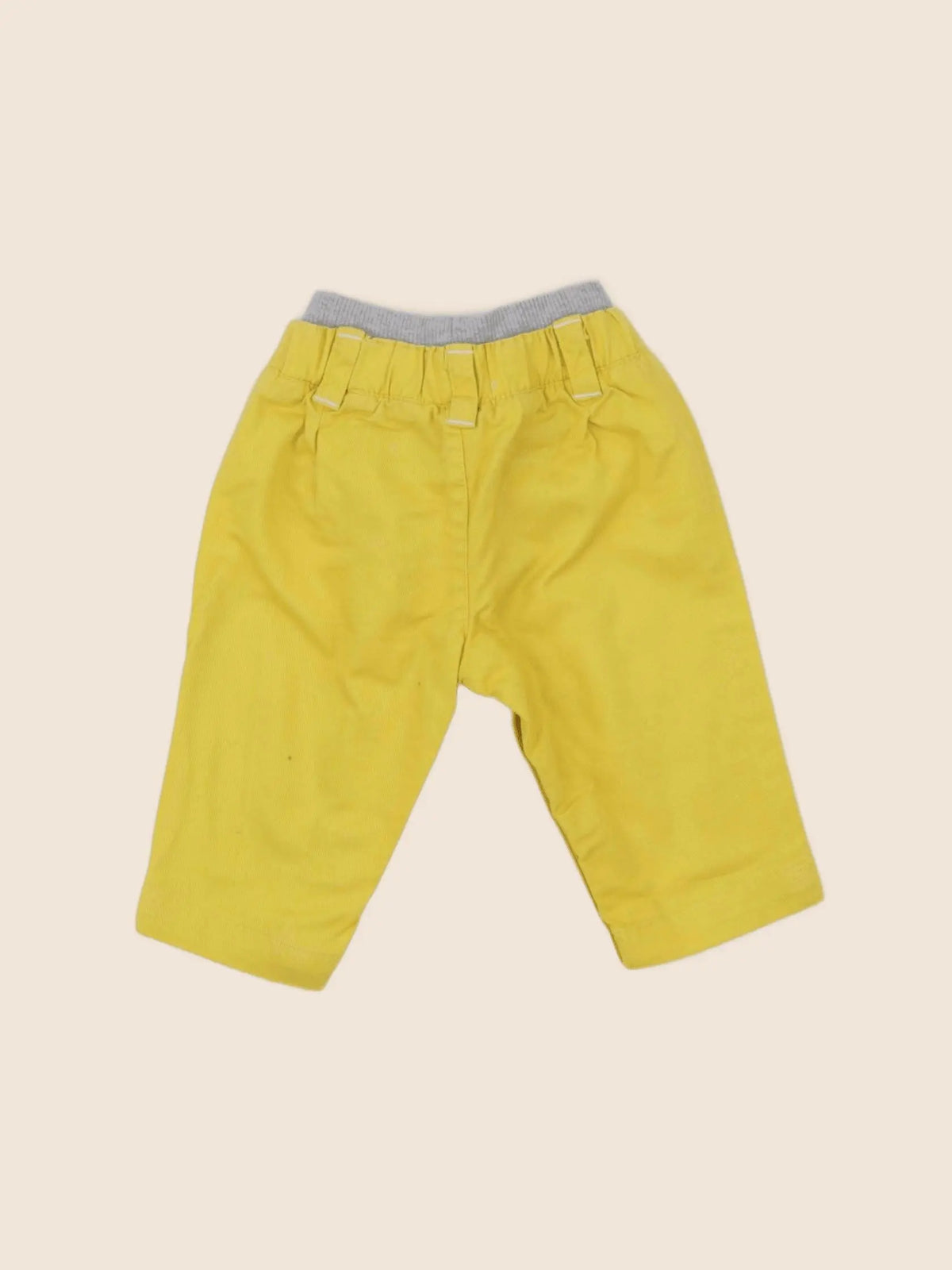 Vertbaudet - pantalon jaune - 3 mois