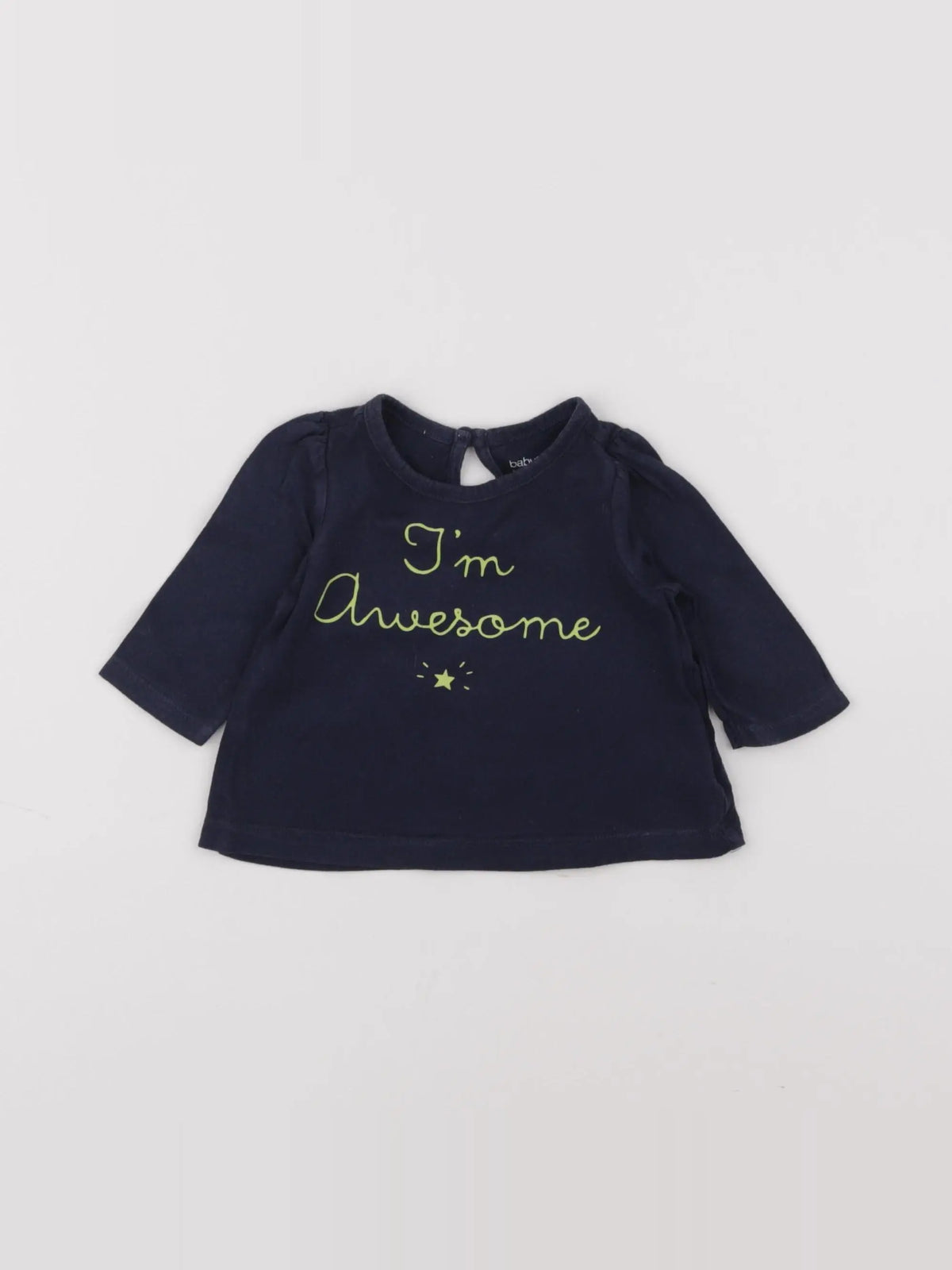 GAP - tee-shirt bleu - 0/3 mois