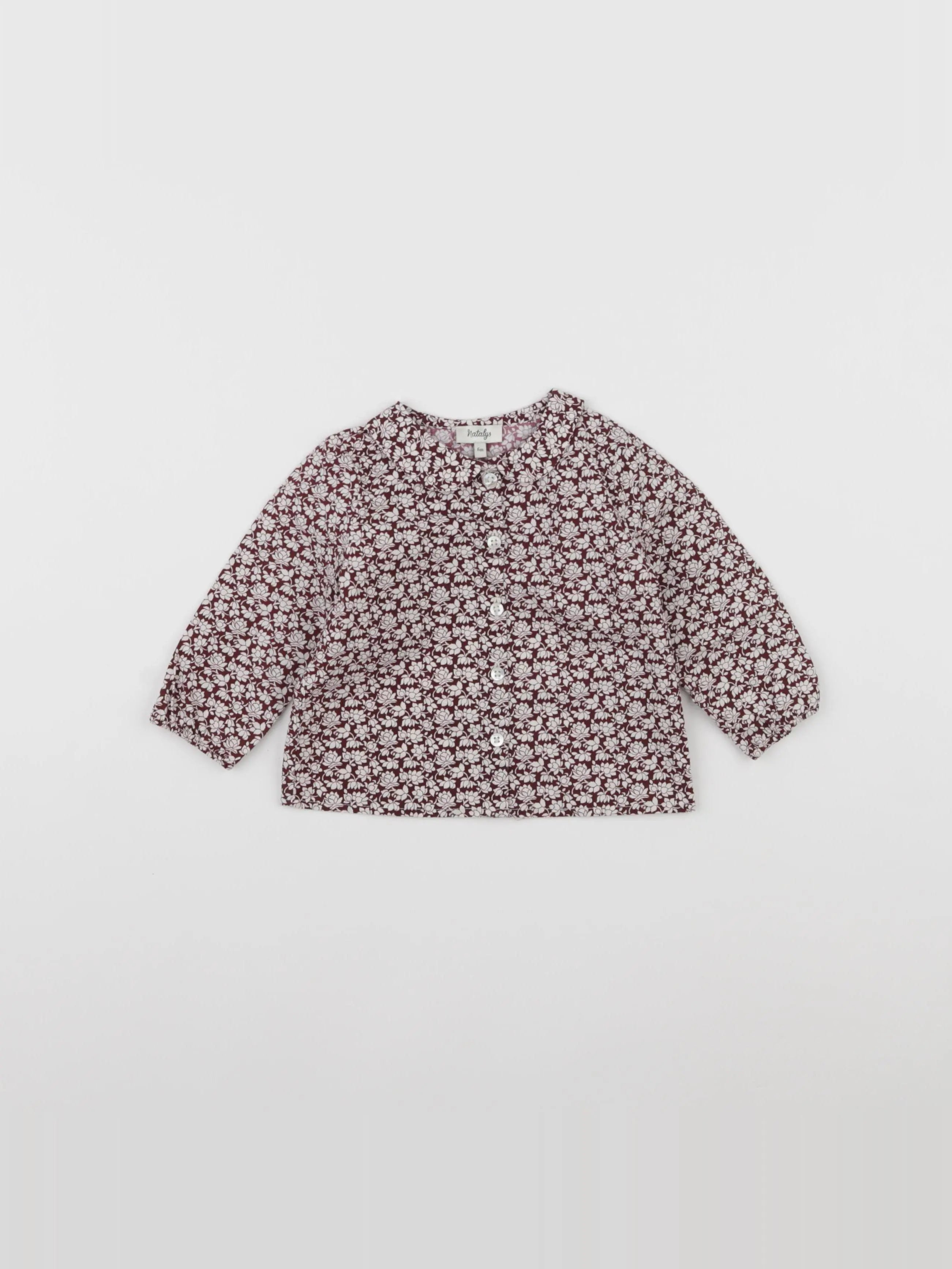 Natalys - blouse marron - 6 mois