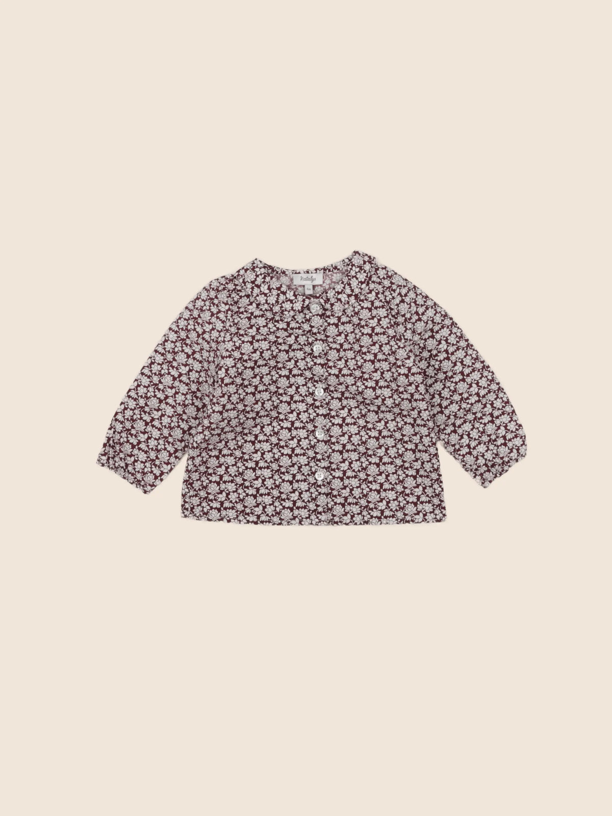 Natalys - blouse marron - 6 mois