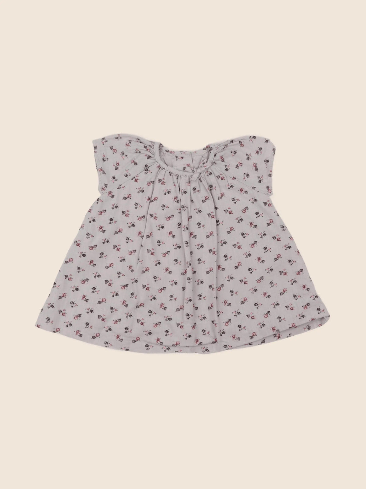 Petit Bateau - robe taupe - 3 mois