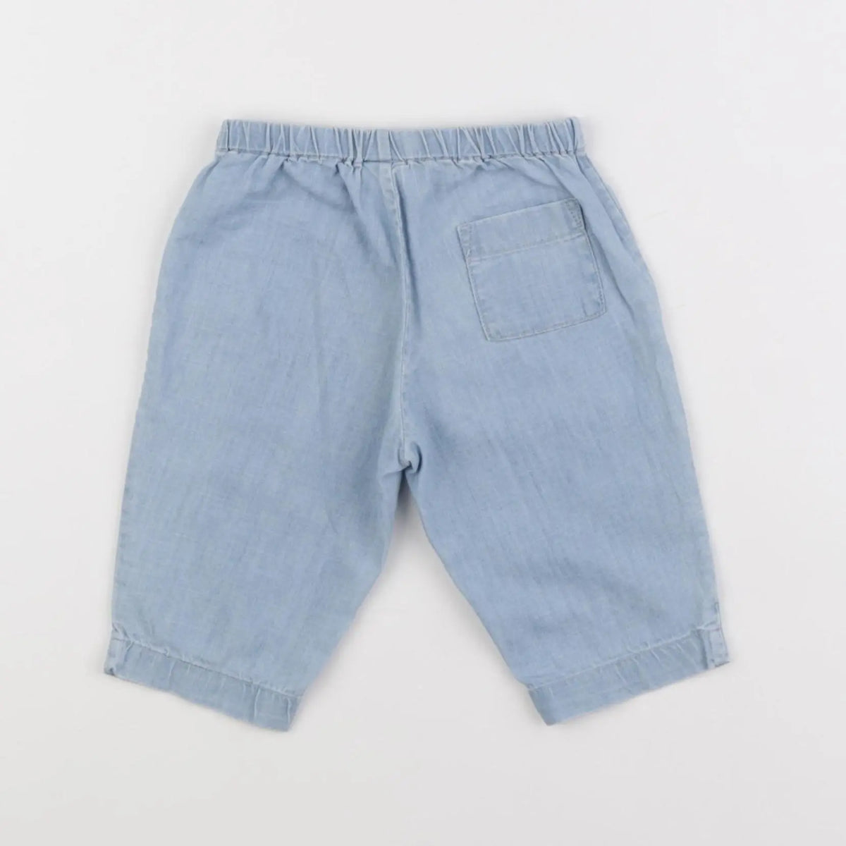 Bonton - pantalon bleu - 6 mois