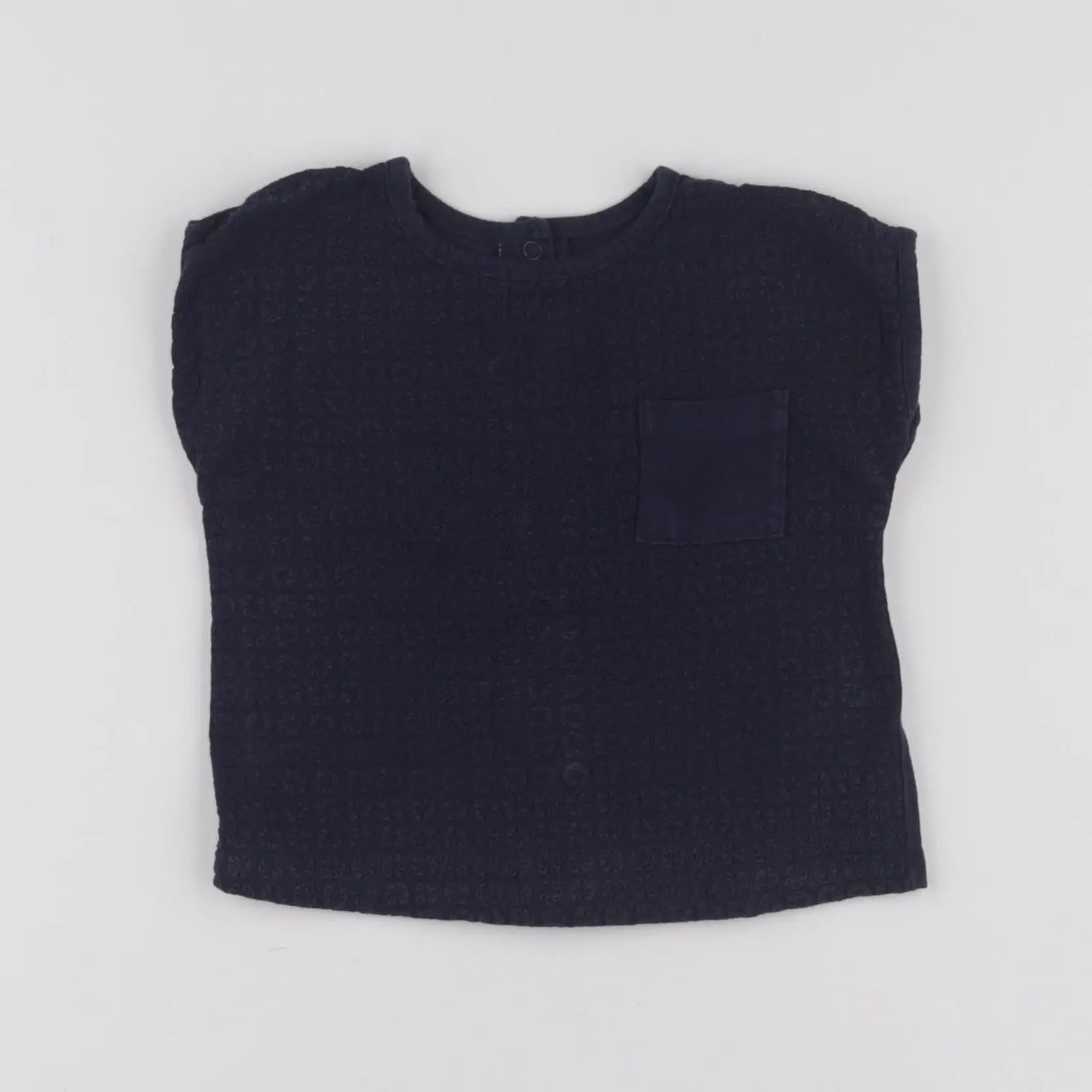 Vertbaudet - tee-shirt bleu - 6 mois