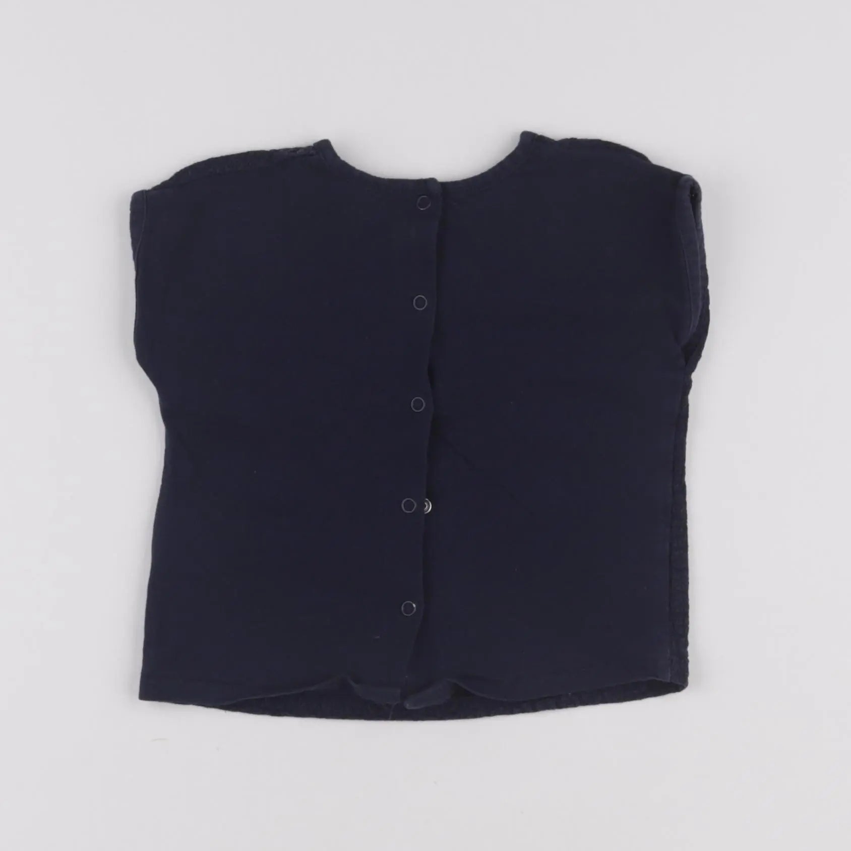 Vertbaudet - tee-shirt bleu - 6 mois