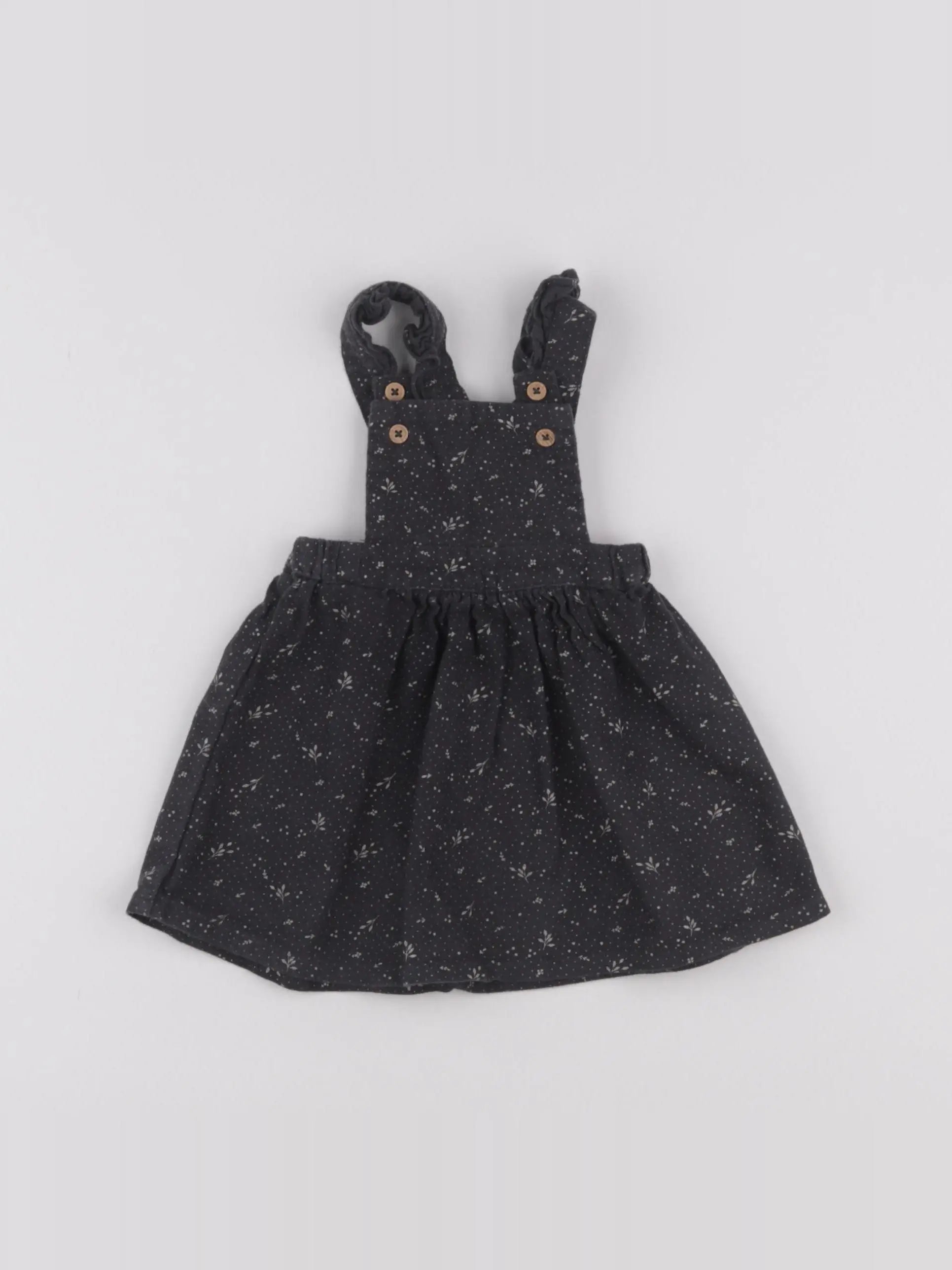 Vertbaudet - robe gris - 6 mois