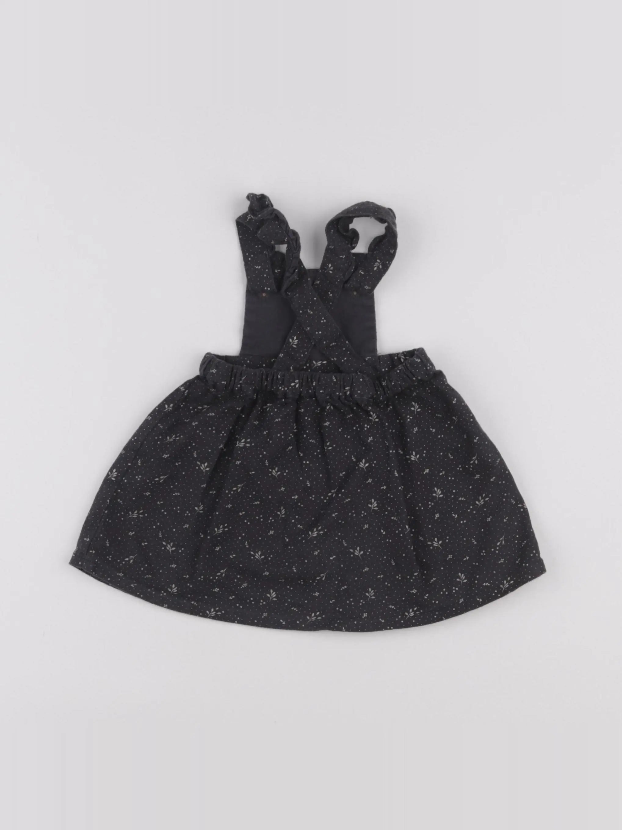 Vertbaudet - robe gris - 6 mois