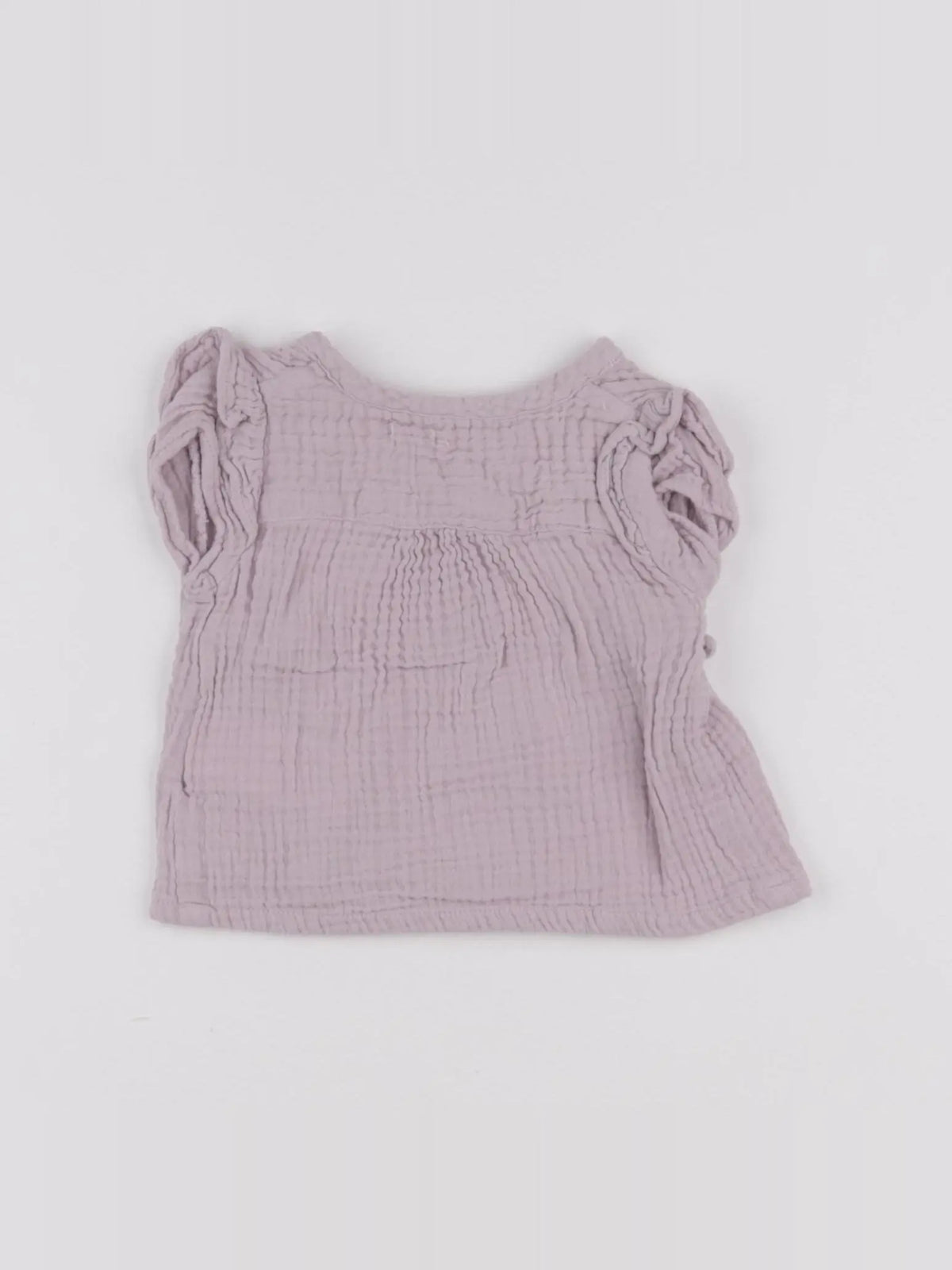 Vertbaudet - blouse violet - 6 mois