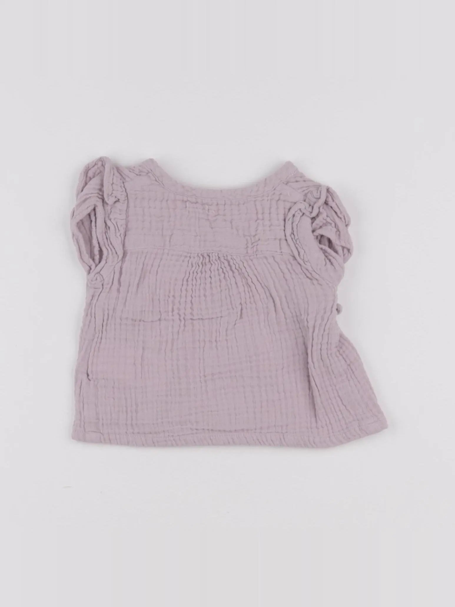 Vertbaudet - blouse violet - 6 mois