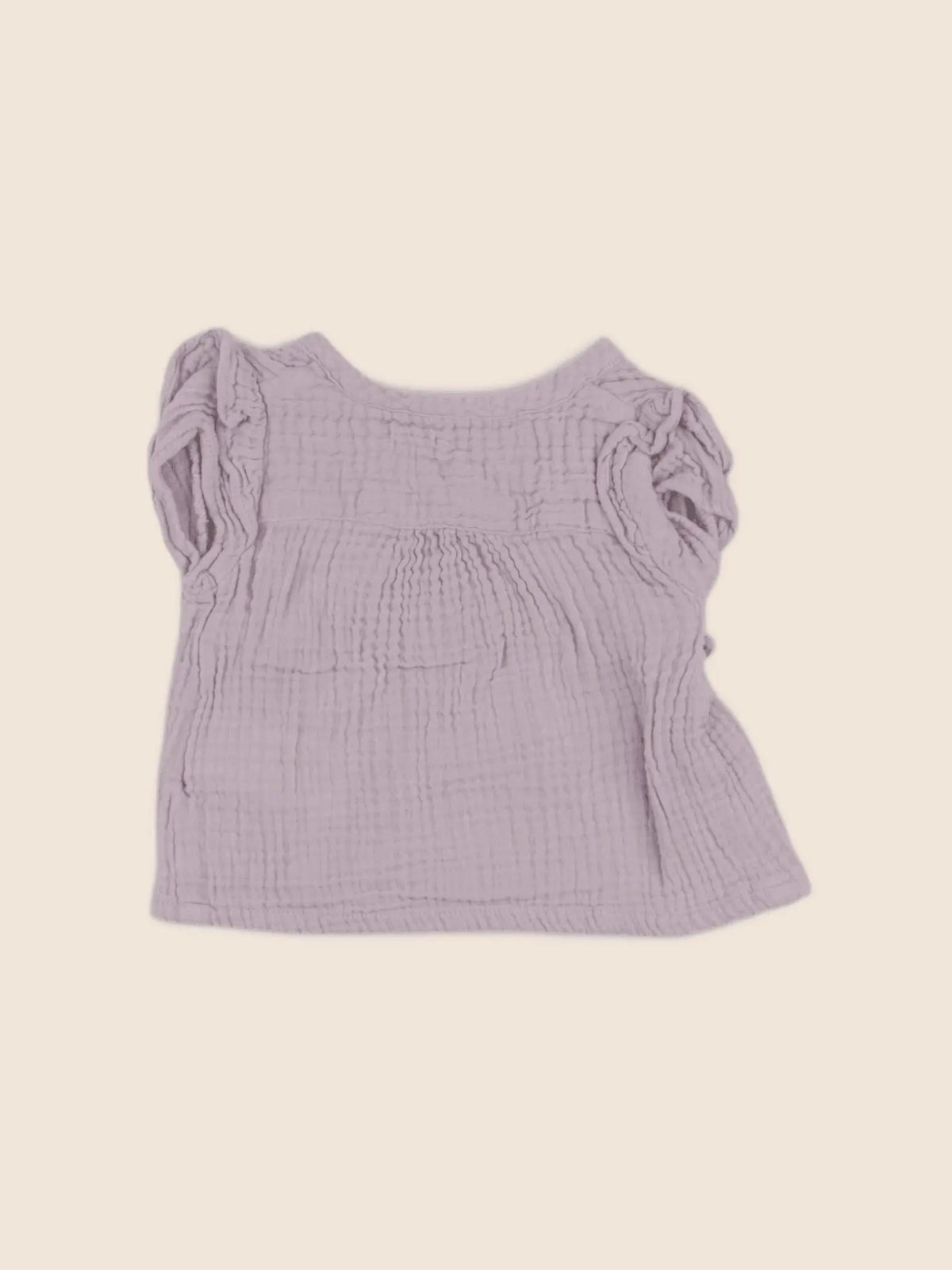Vertbaudet - blouse violet - 6 mois