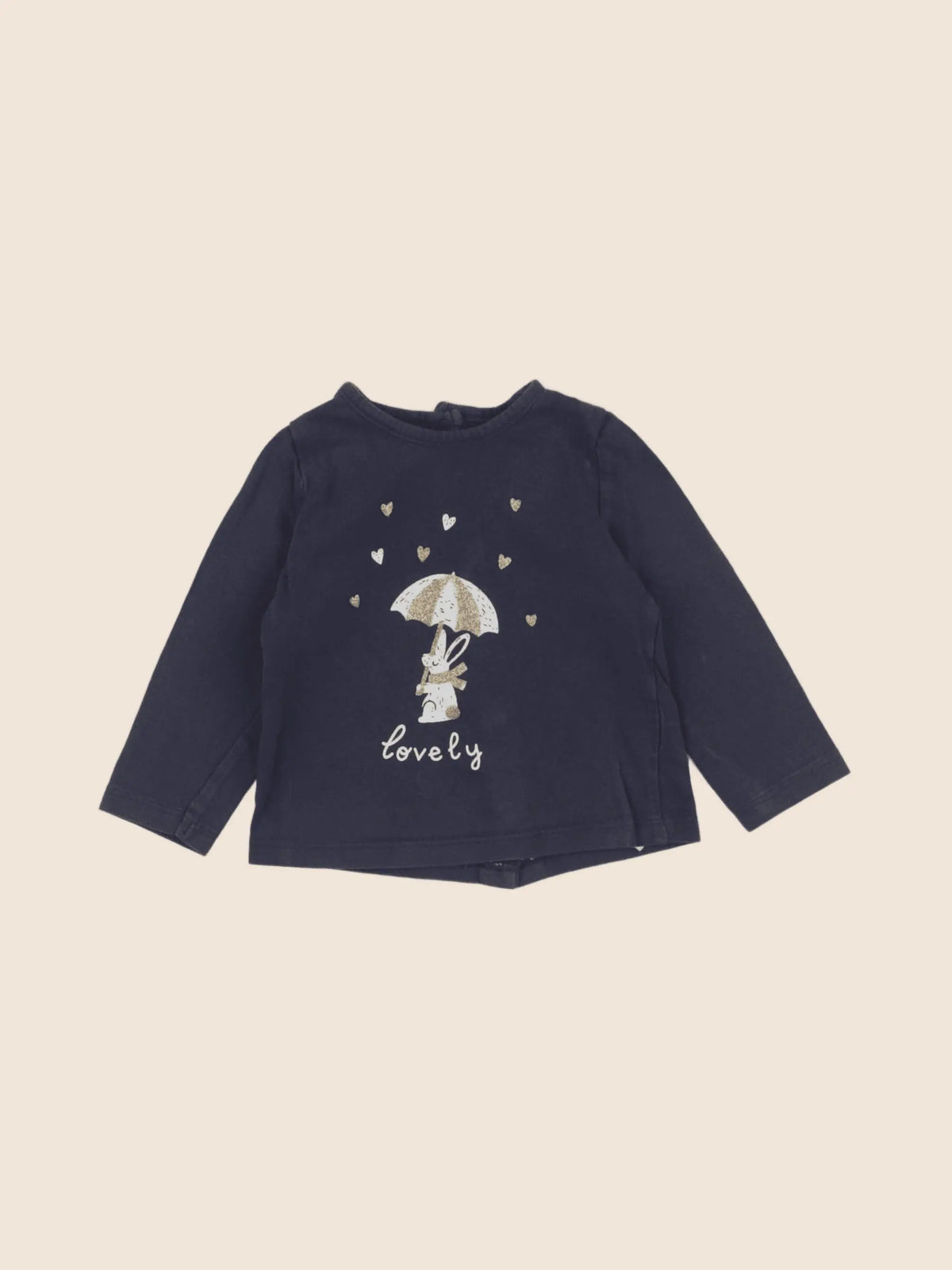 Vertbaudet - tee-shirt bleu - 6 mois