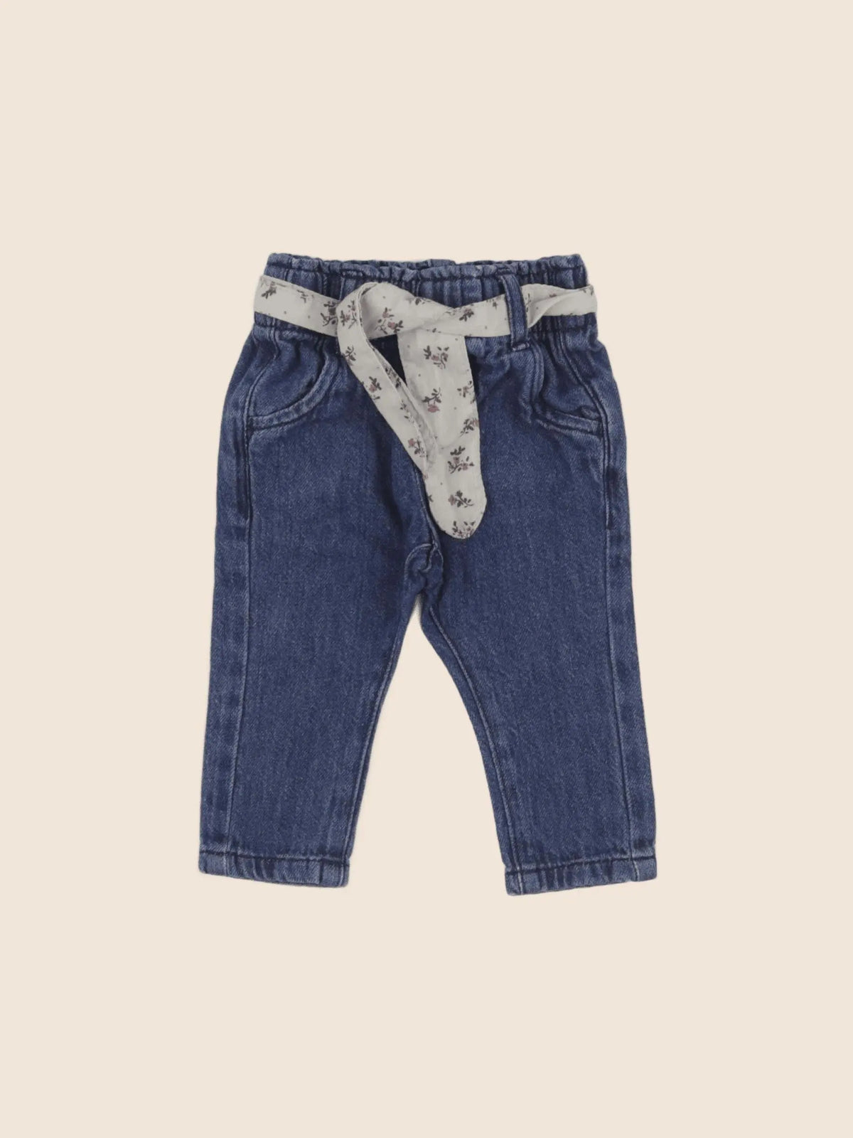 Vertbaudet - jean bleu - 6 mois