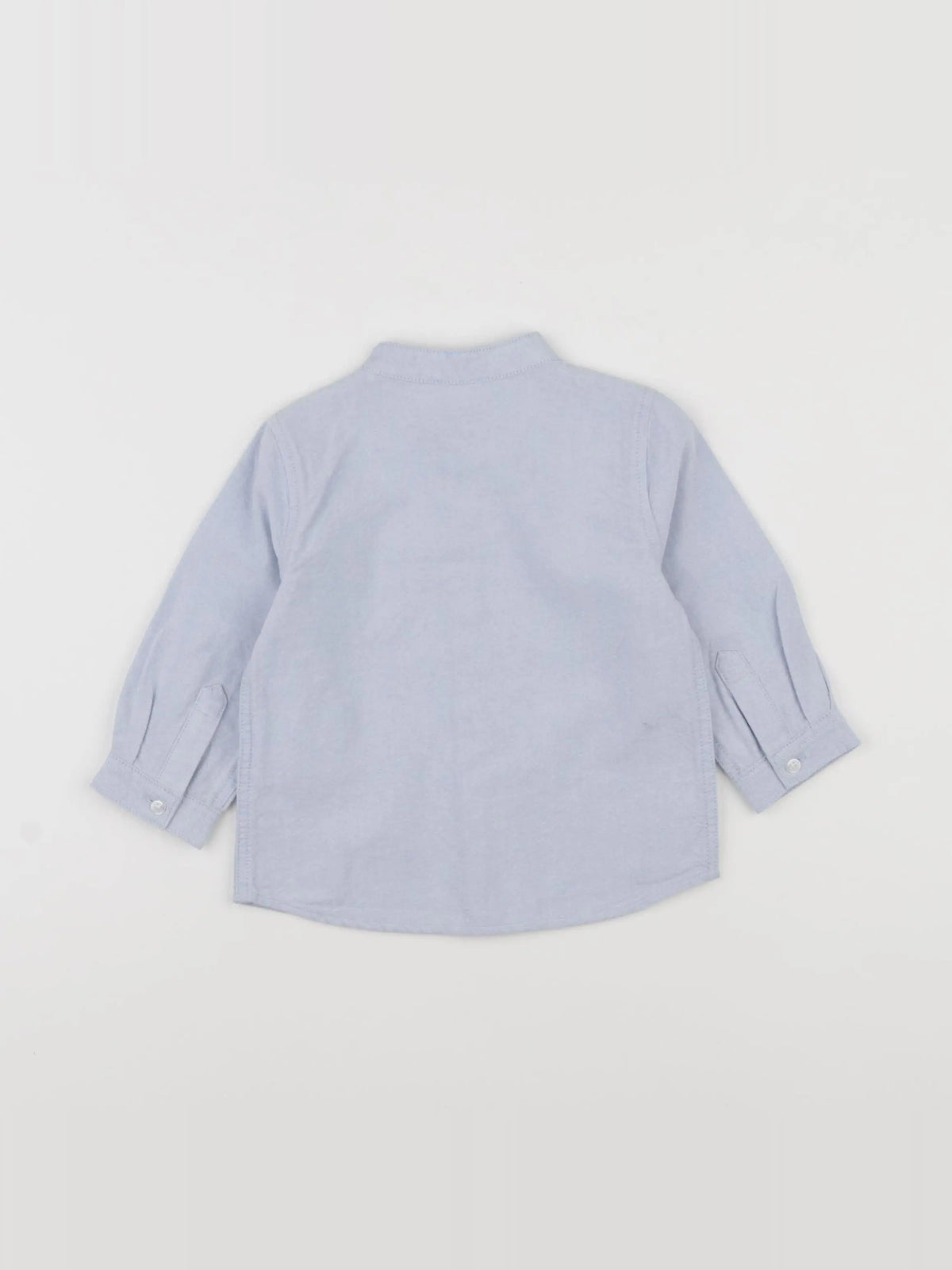 Boutchou - chemise bleu - 12 mois