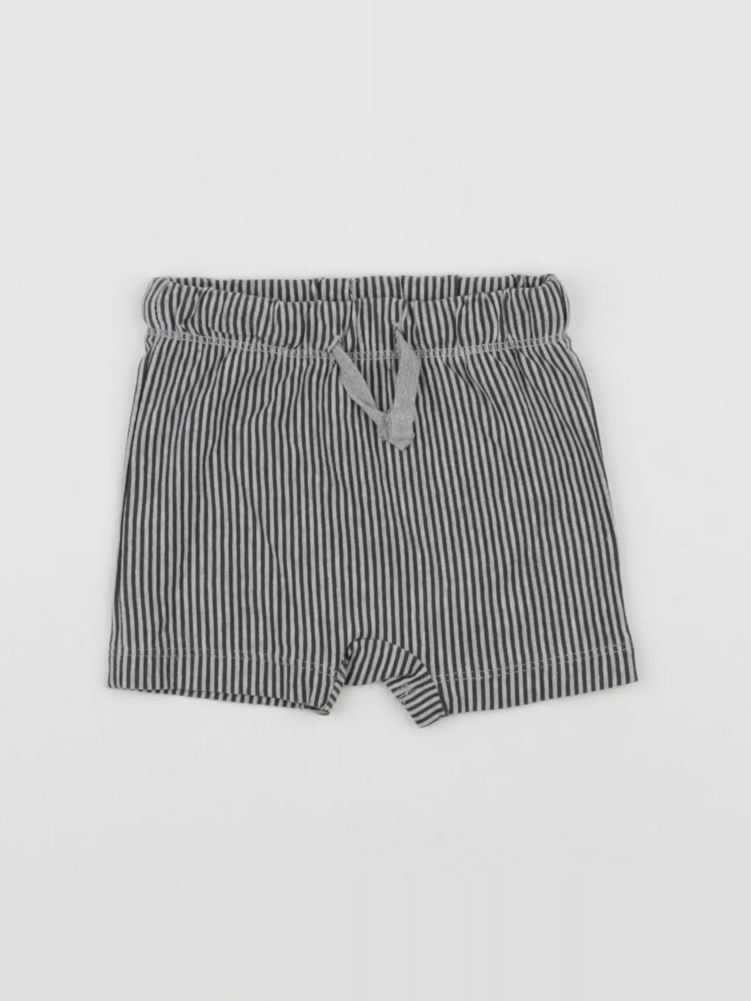H&M - short gris - 2/4 mois