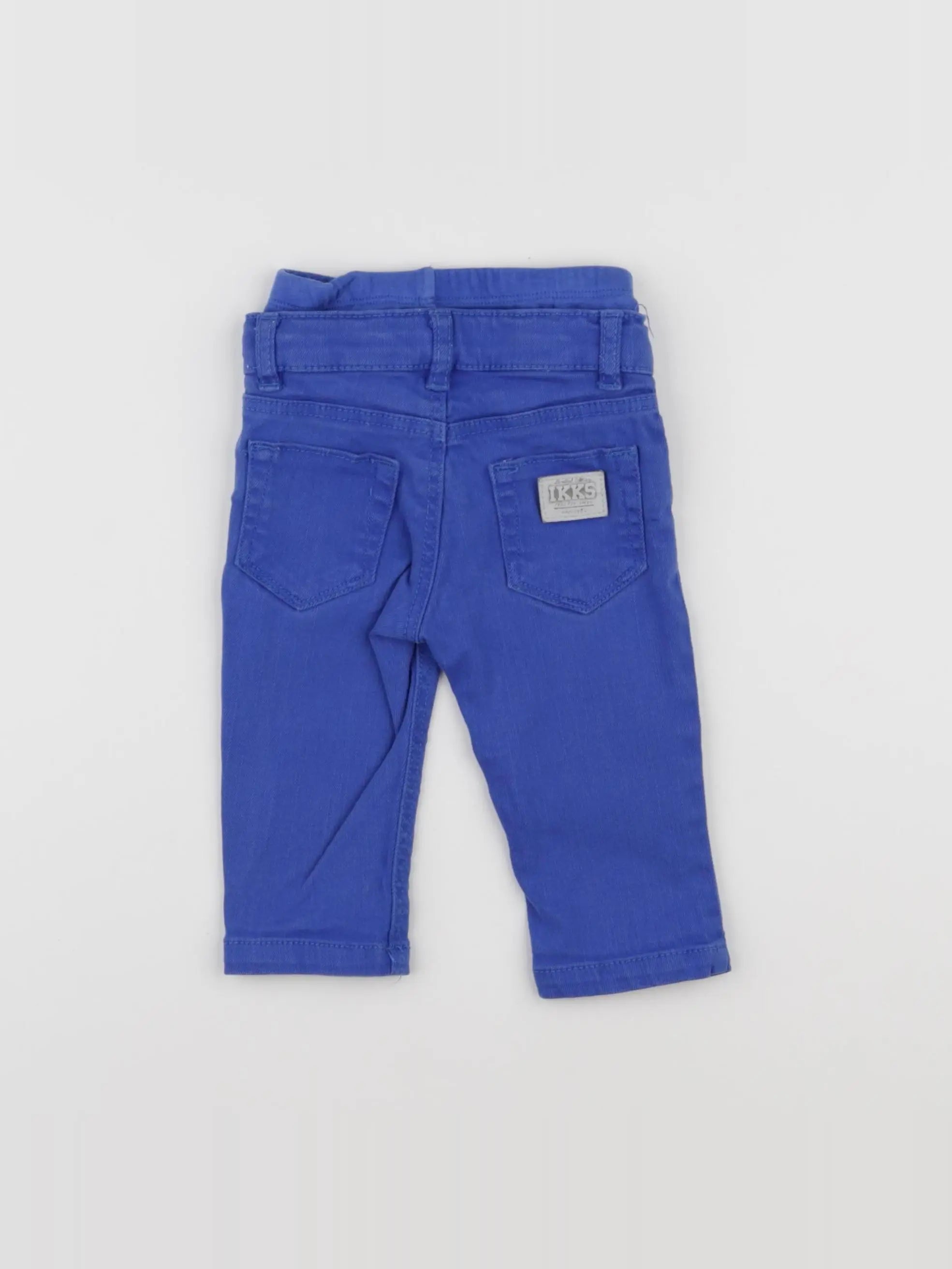 IKKS - pantalon bleu - 3 mois