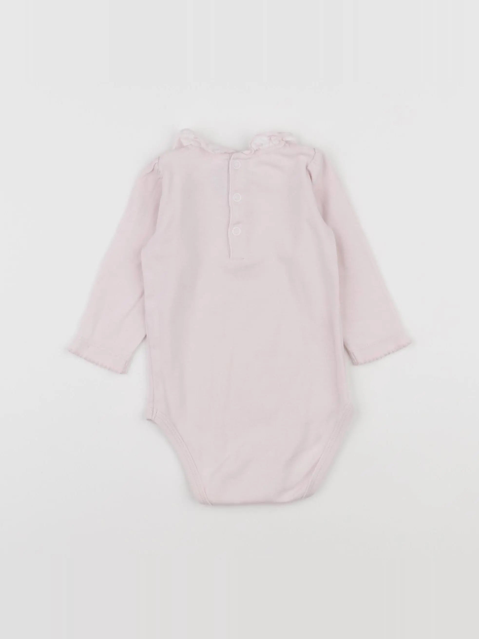 Natalys - body à col rose - 6 mois