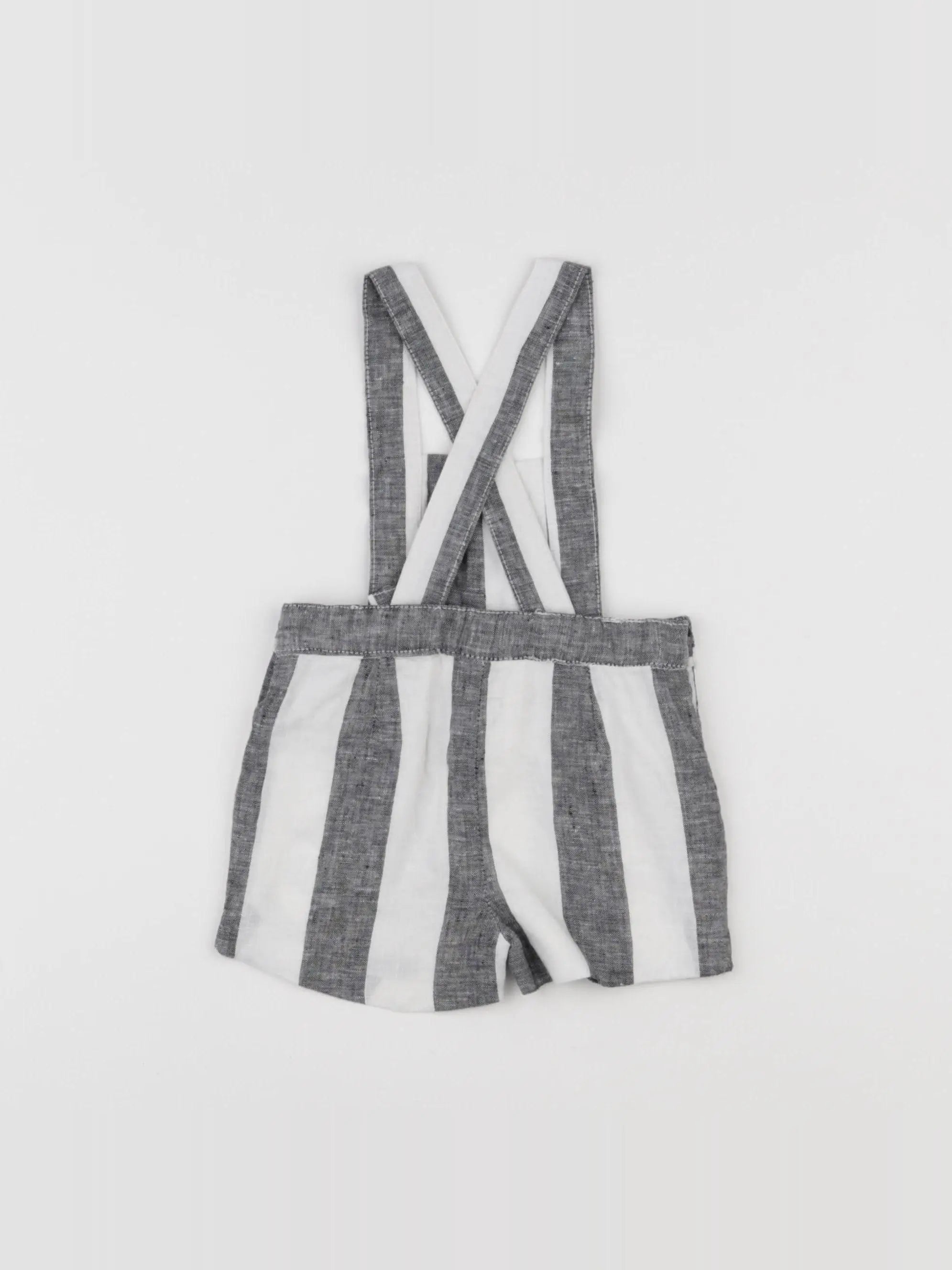 Gocco - salopette gris - 3/6 mois