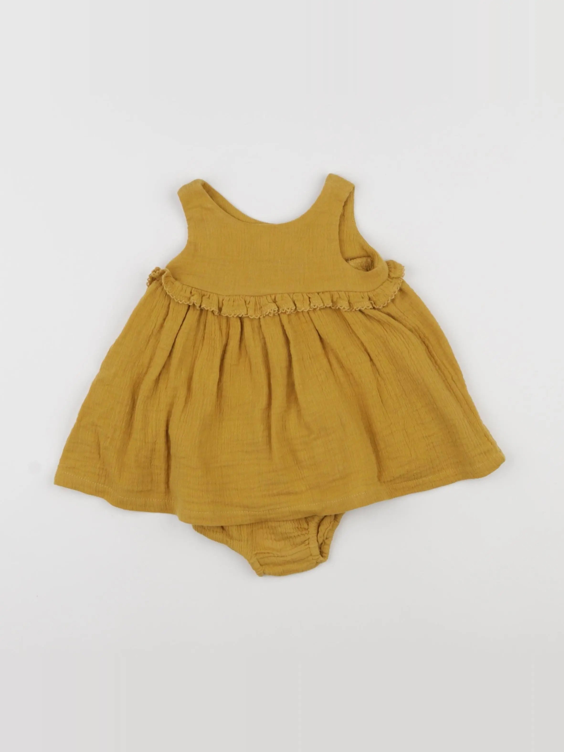 Boutchou - body robe jaune - 3 mois