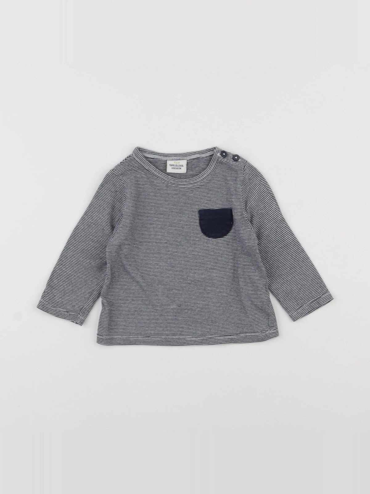 Tape à l'oeil - tee-shirt bleu - 6 mois