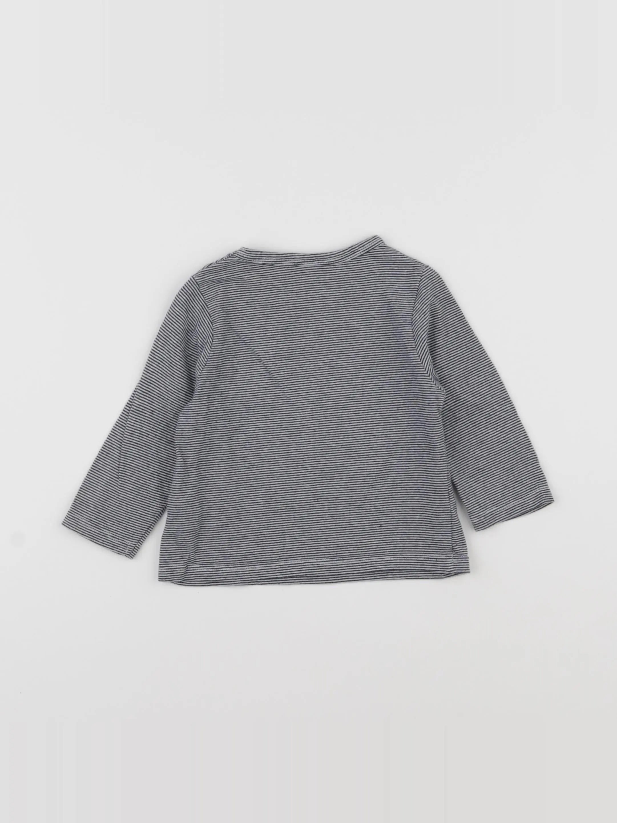 Tape à l'oeil - tee-shirt bleu - 6 mois